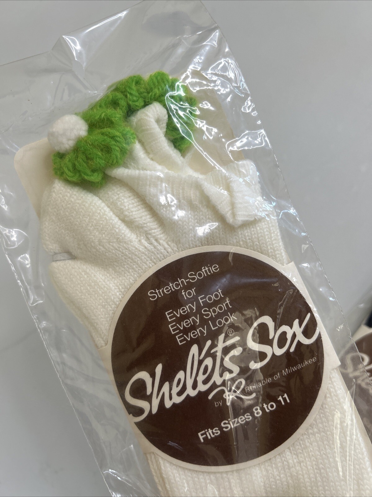 VTG Orlon Bootie Socks NOS Deadstock 8-11 Flowers Tassel Shelets Reliable 70’s