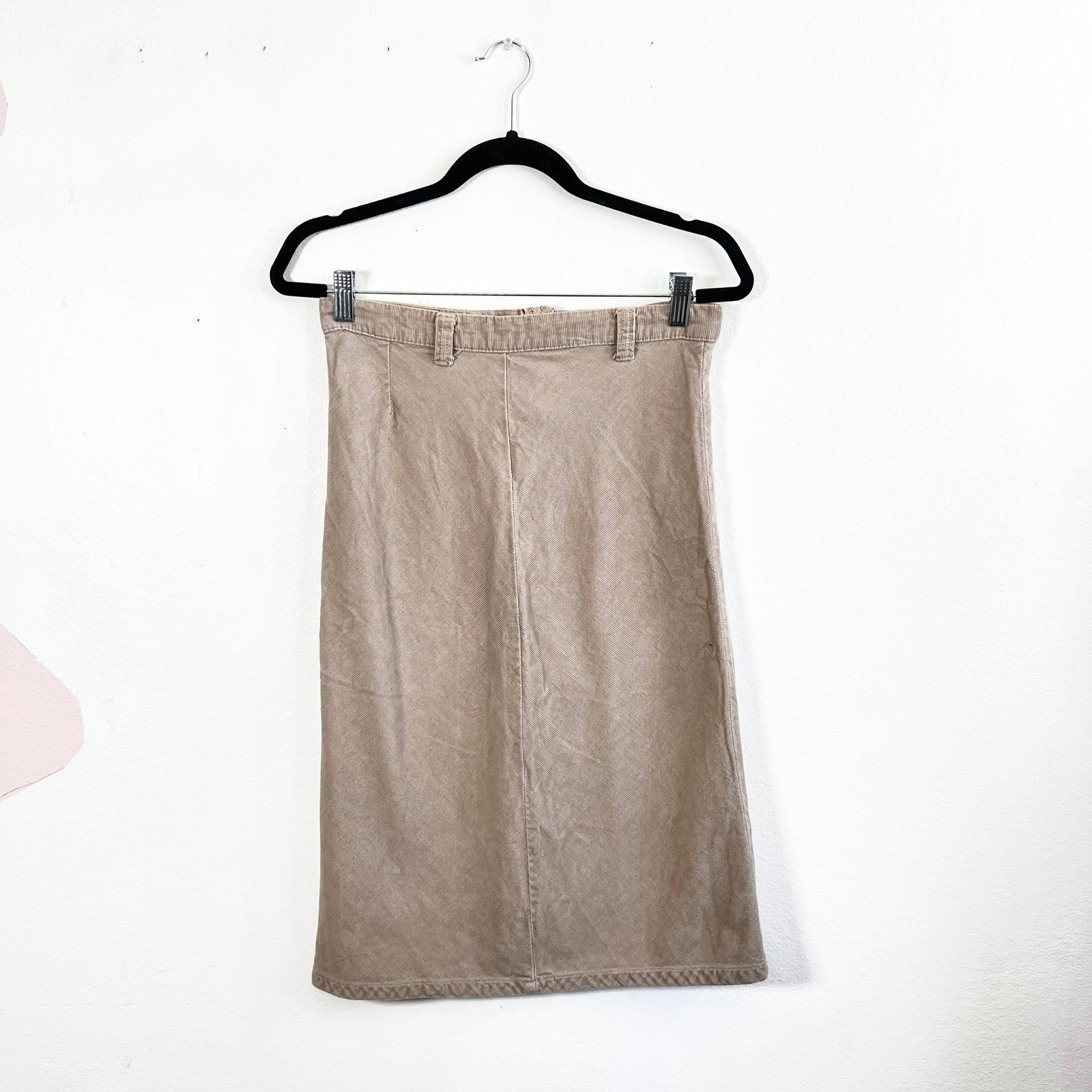 VTG Y2K Corduroy Midi Skirt Sz Small Western Rodeo Festival Cowgirl