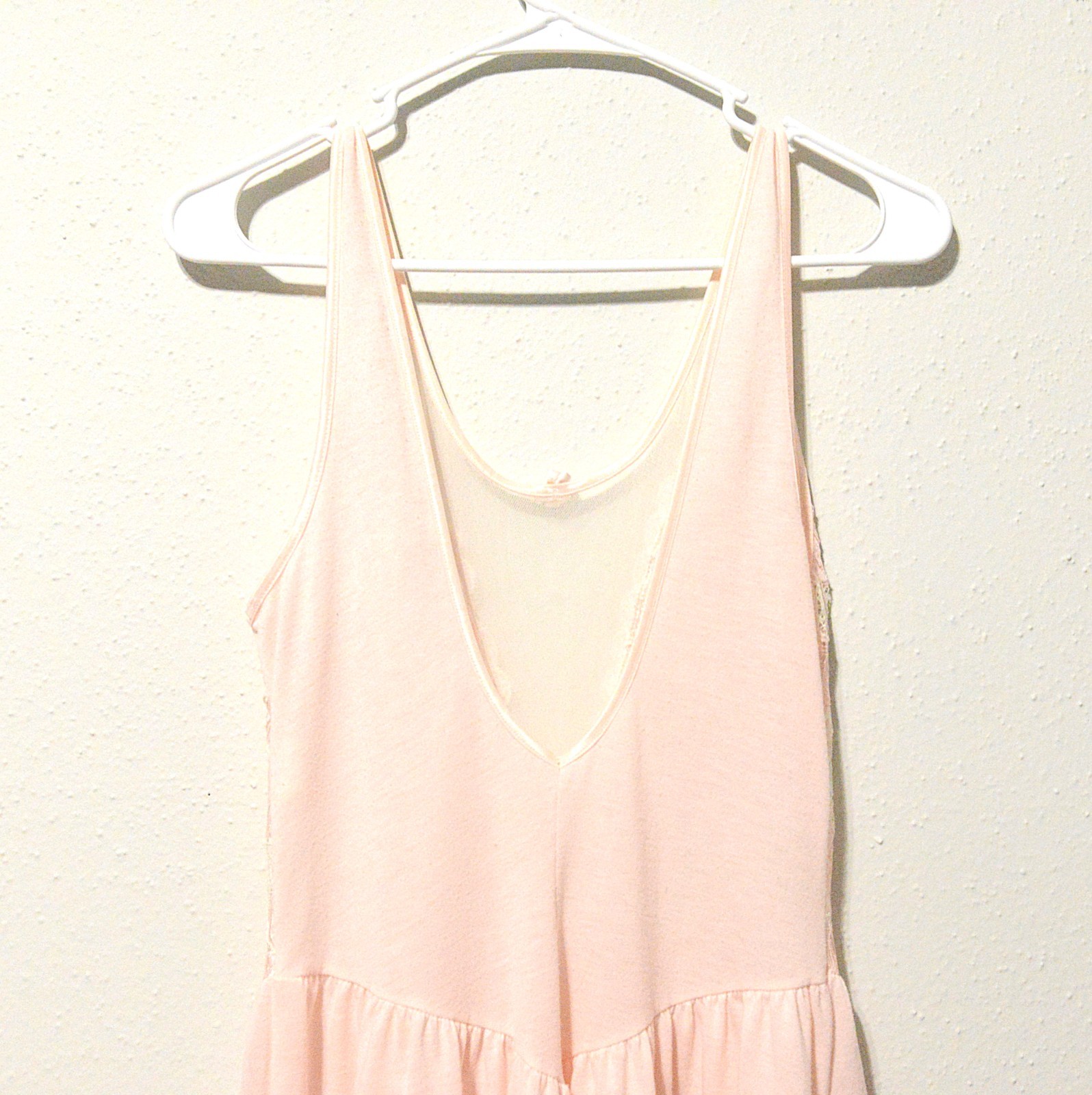 Full length Victoria’s Secret 70’s vintage nightgown style dress with lace top