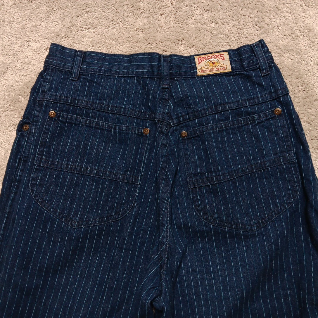 Vintage 70/80’s BROOKS Western Wear Denim Jeans High Rise Sz 13/14 (28×31)