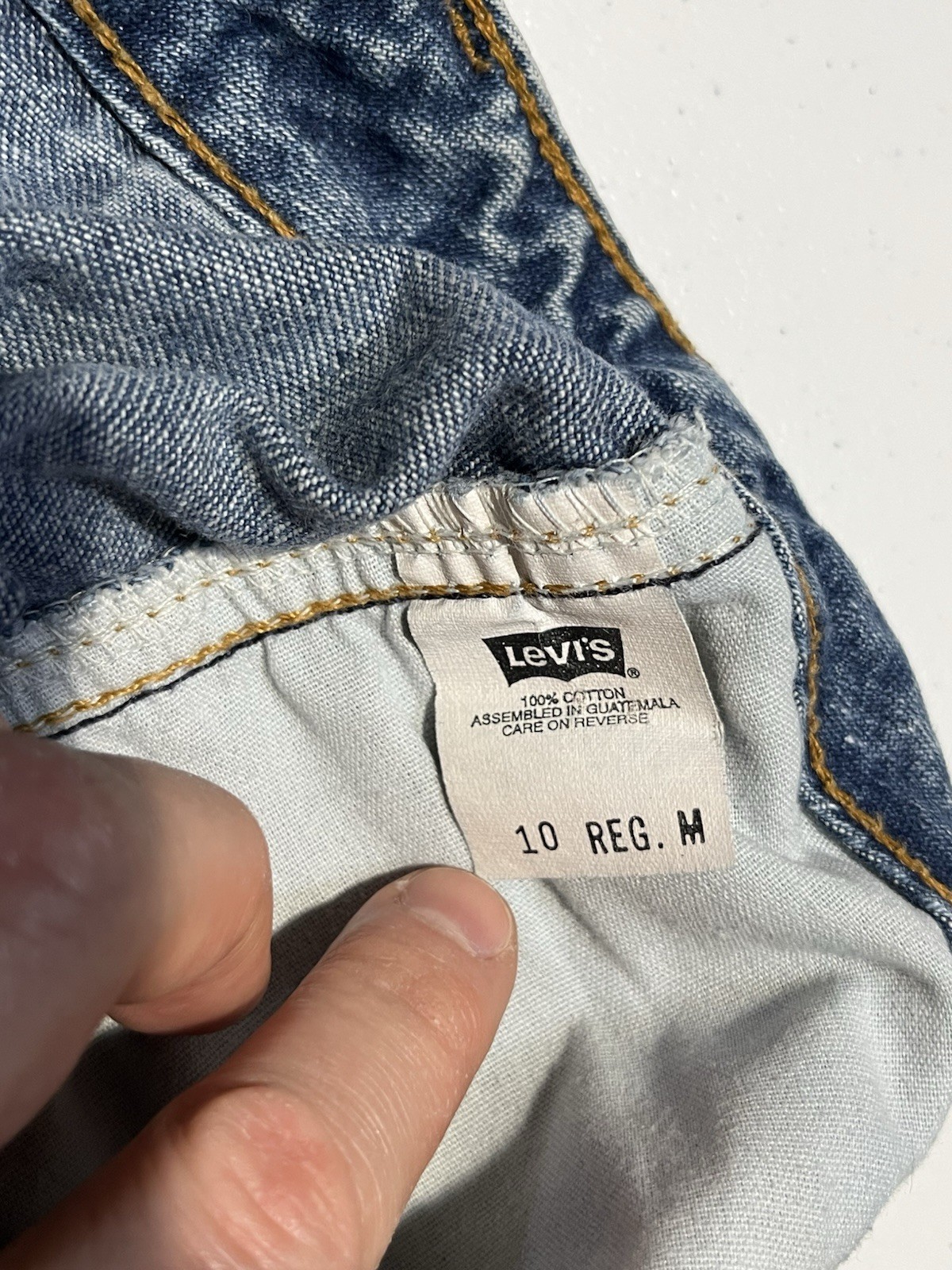 vtg 1998 Levis BLACK TAB Carpenter Jeans Wide Leg Denim Blue Women 10 M Baggy 90