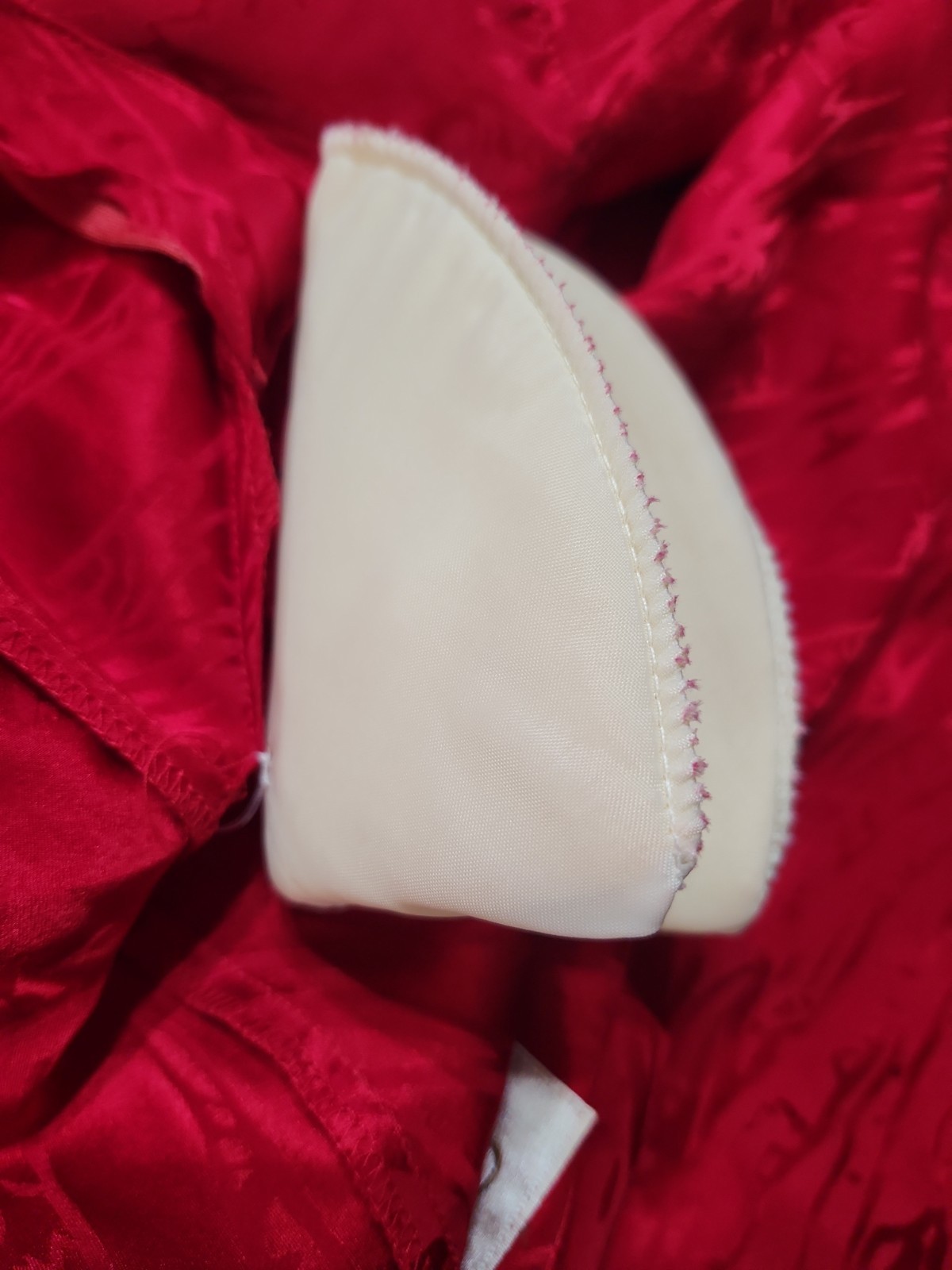 Vintage Ambria Dress 100% Silk Size 6 Peplum Zipper Back Long Sleeves V Back