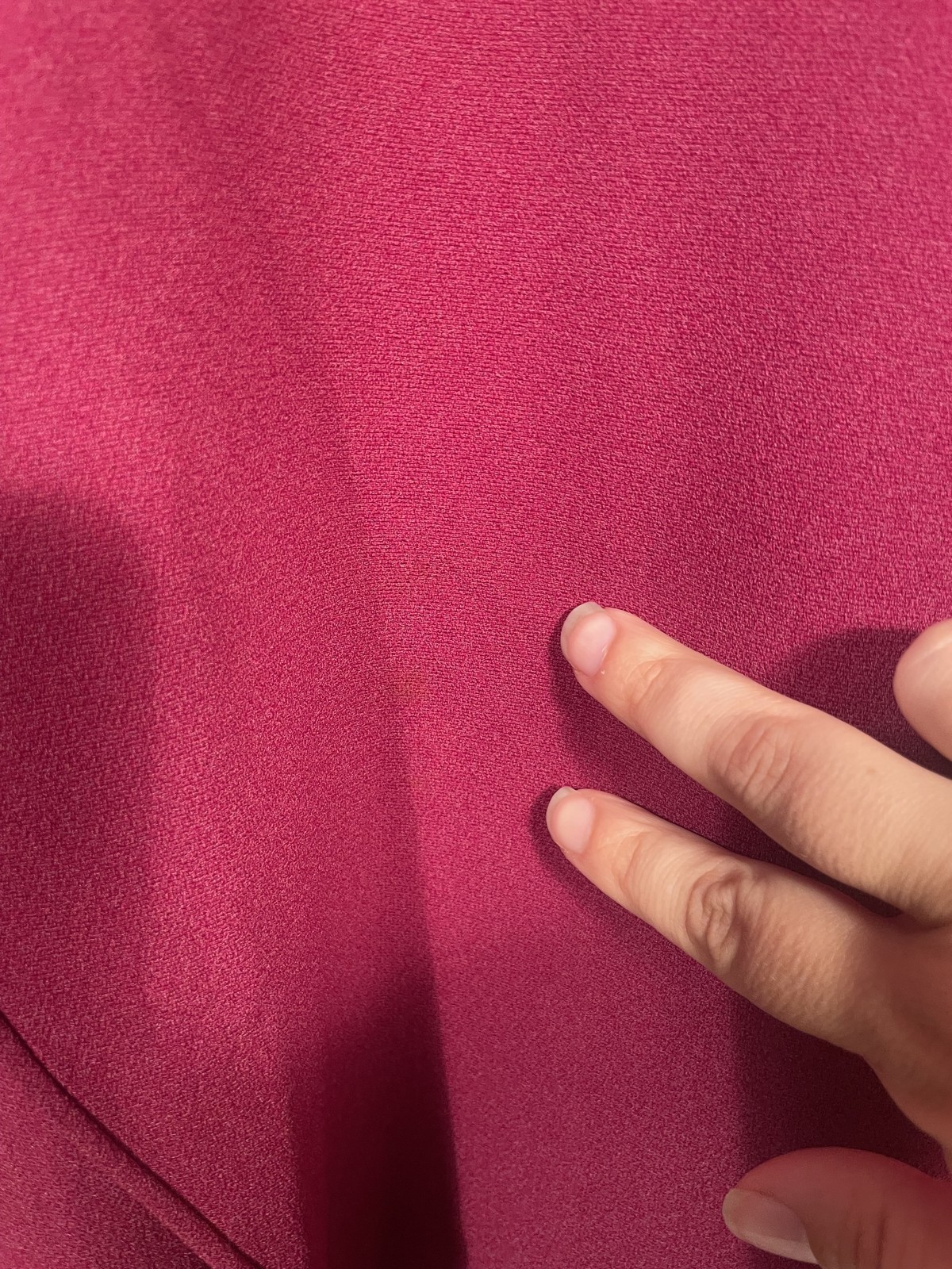 Vintage 1940’s Burgundy Rayon Crepe Dress Size S/M