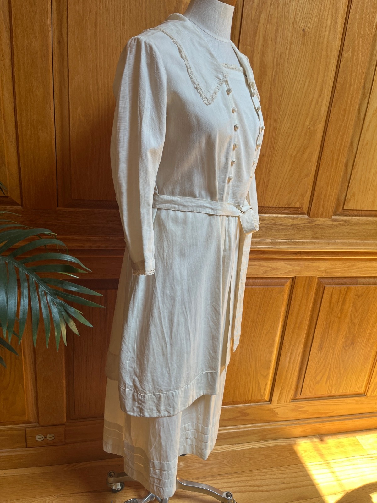 Antique Victorian Top and skirt, with a tie belt