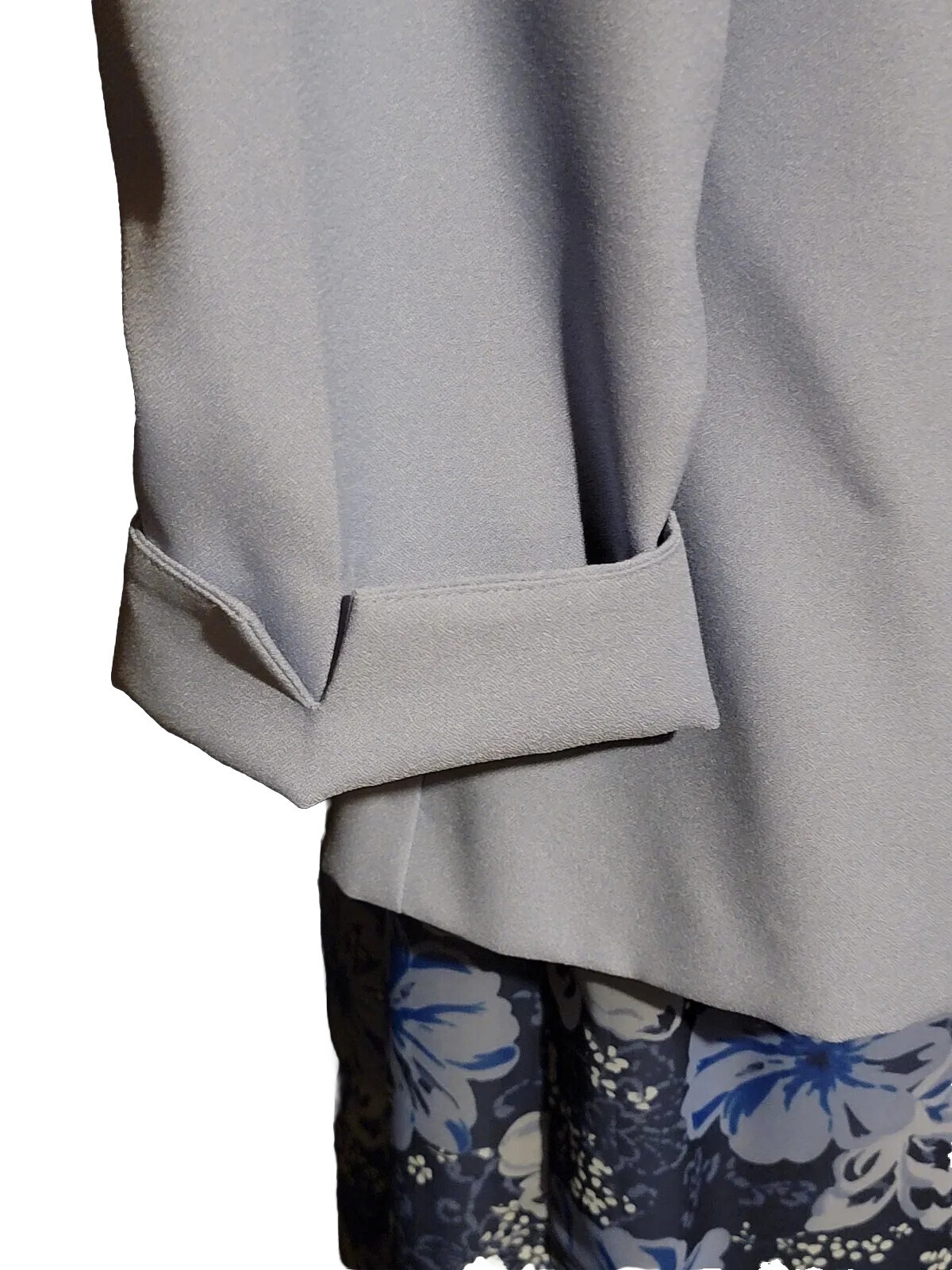 VTG 1980’s MISS DORBY SLEEVELESS LONG FLORAL DRESS w BLUE DRESSY JACKET SIZE 16