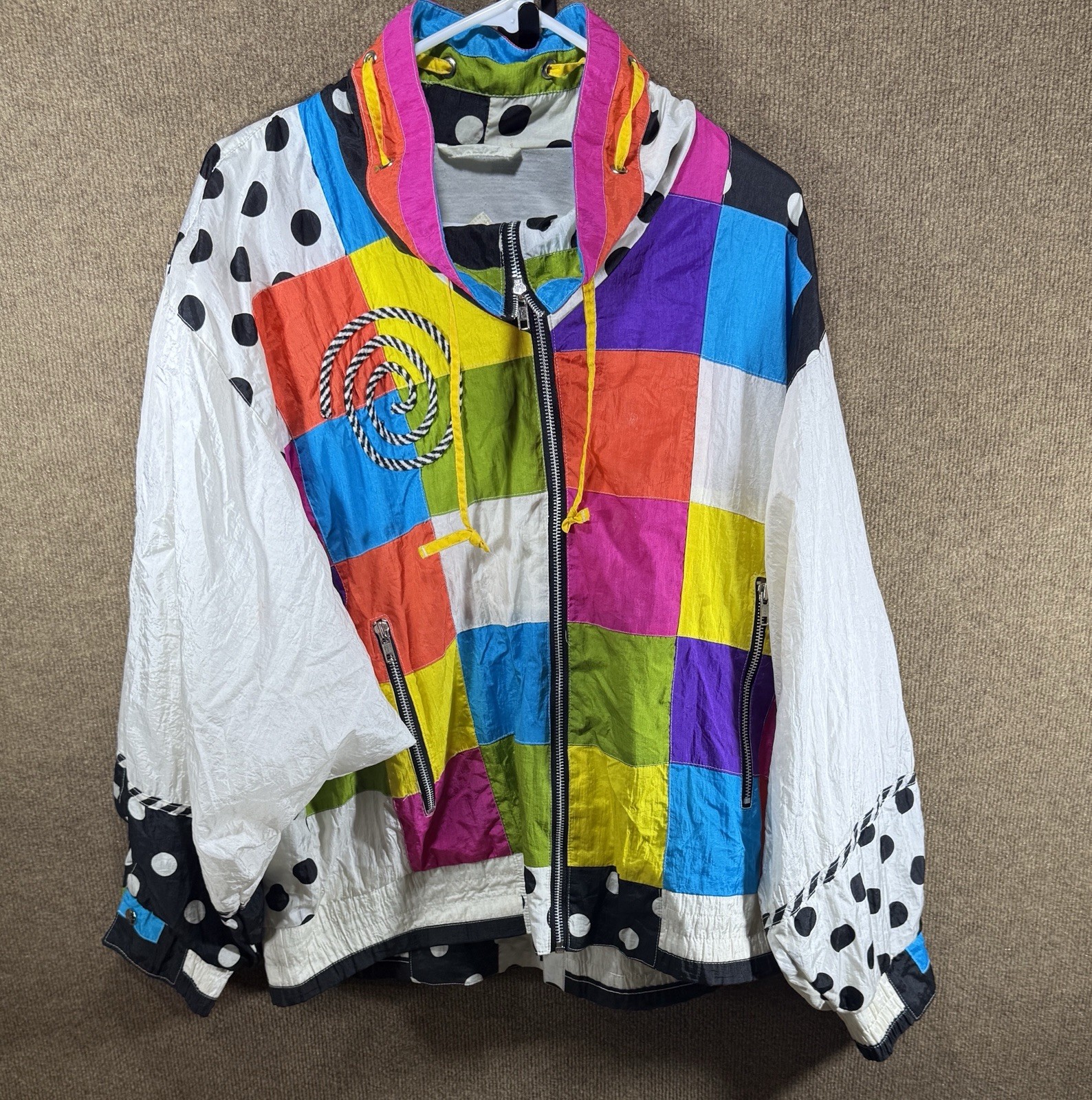 Large 80’s Jacket Womens Retro Fashion & In Perfect Condition