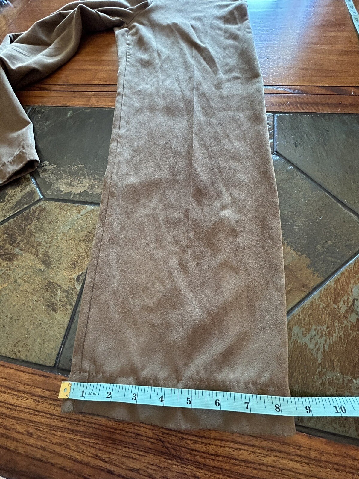 Vintage PEACOCK Embroidered Unique Handmade Bib Overall Boho Pants XS 28” Inseam