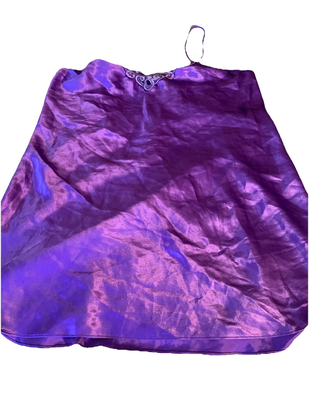 Vintage Inner Most Ladies Satin Gown Size Large Purple