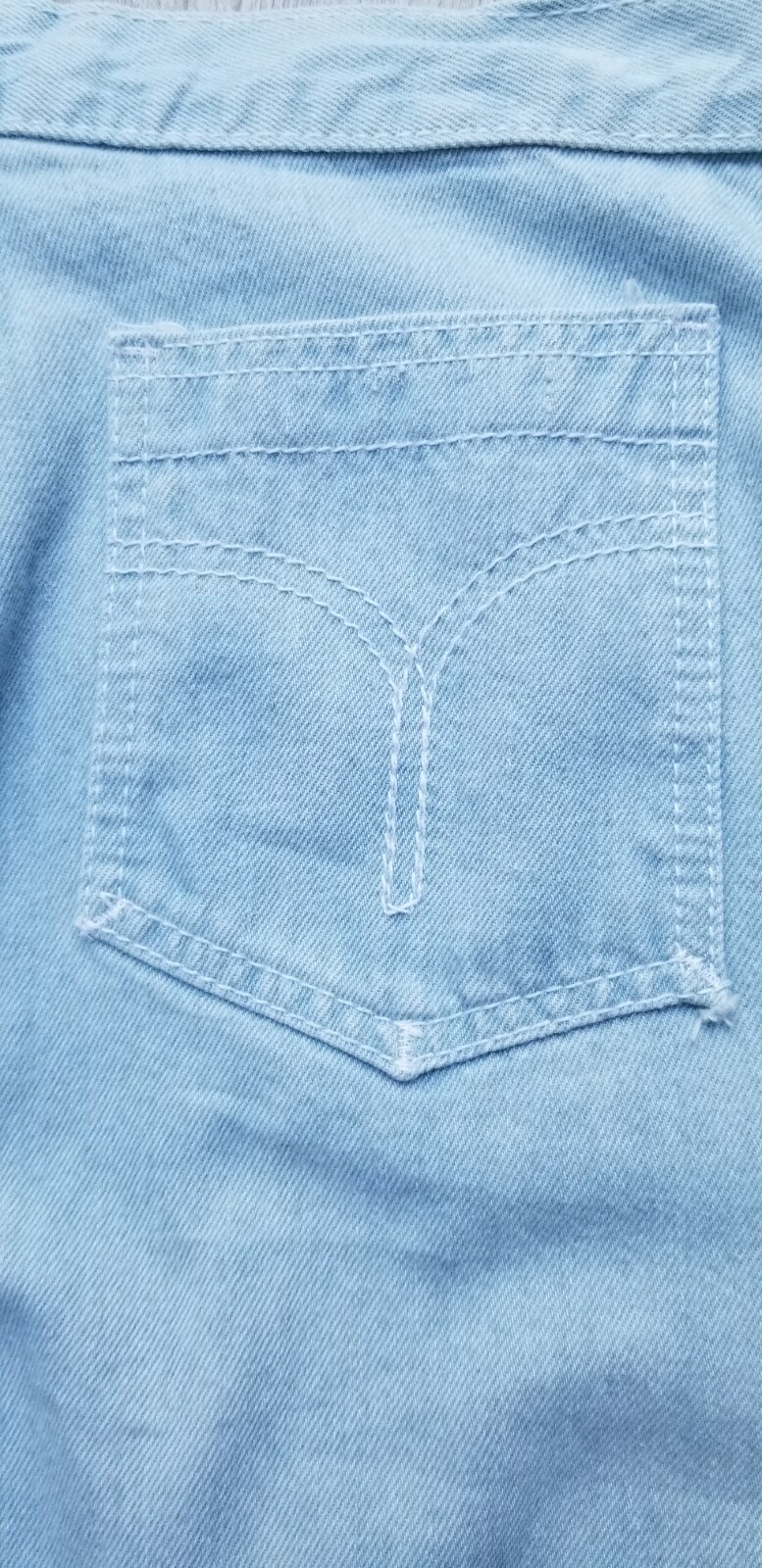 Vintage Light Wash High Rise Straight Leg Jeans W 29″ x L 30″