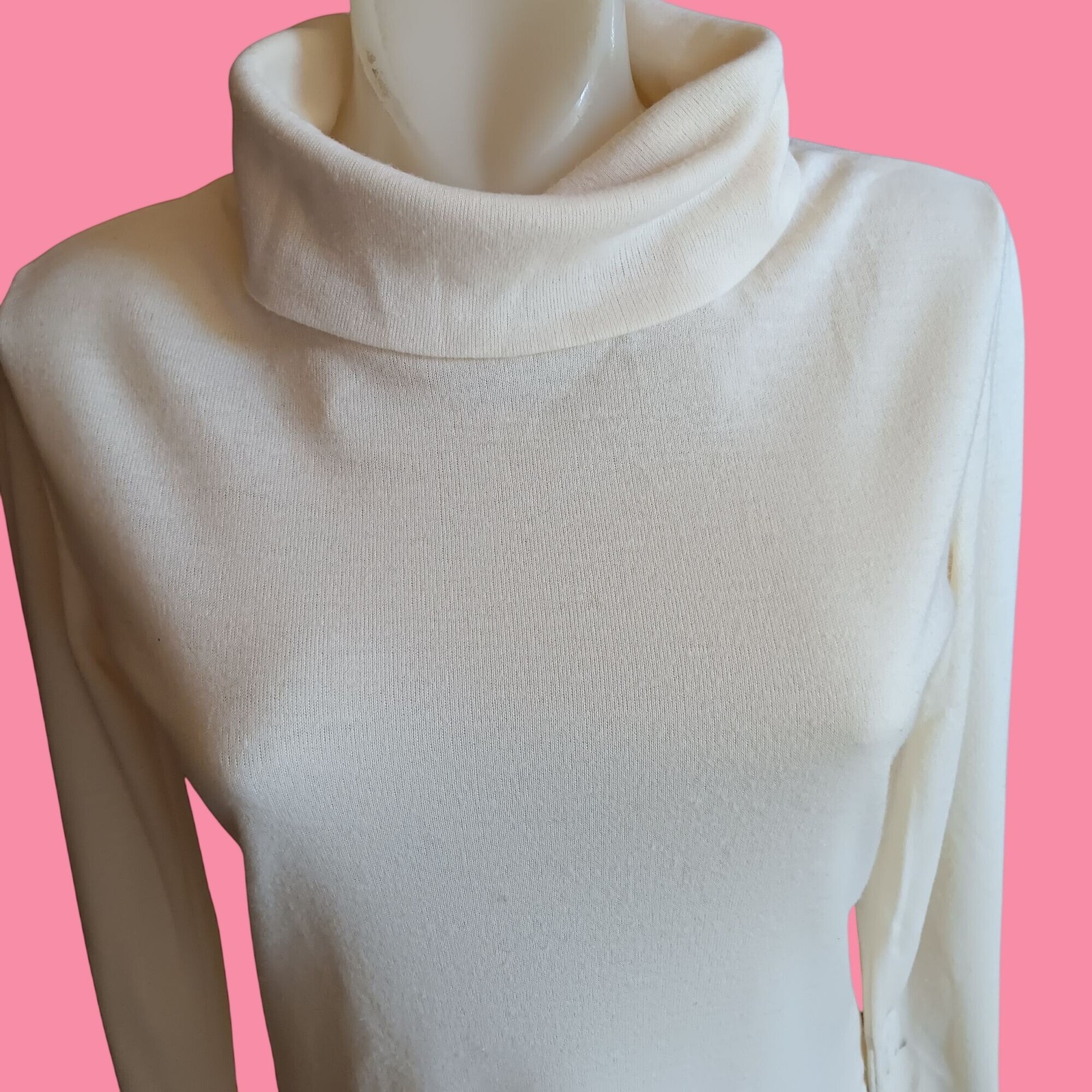 True Vintage Turtleneck Top Small 1970’s Aileen Girl Single Stitch Girls 14