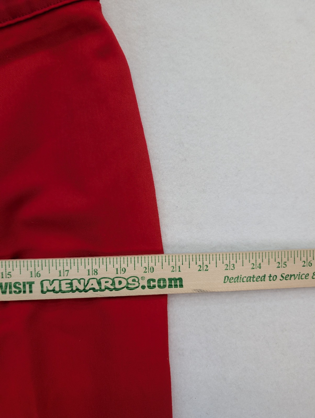 Levi’s Bend Over Vintage Women’s Pants Slacks Size 18 Red High Rise Flat Front