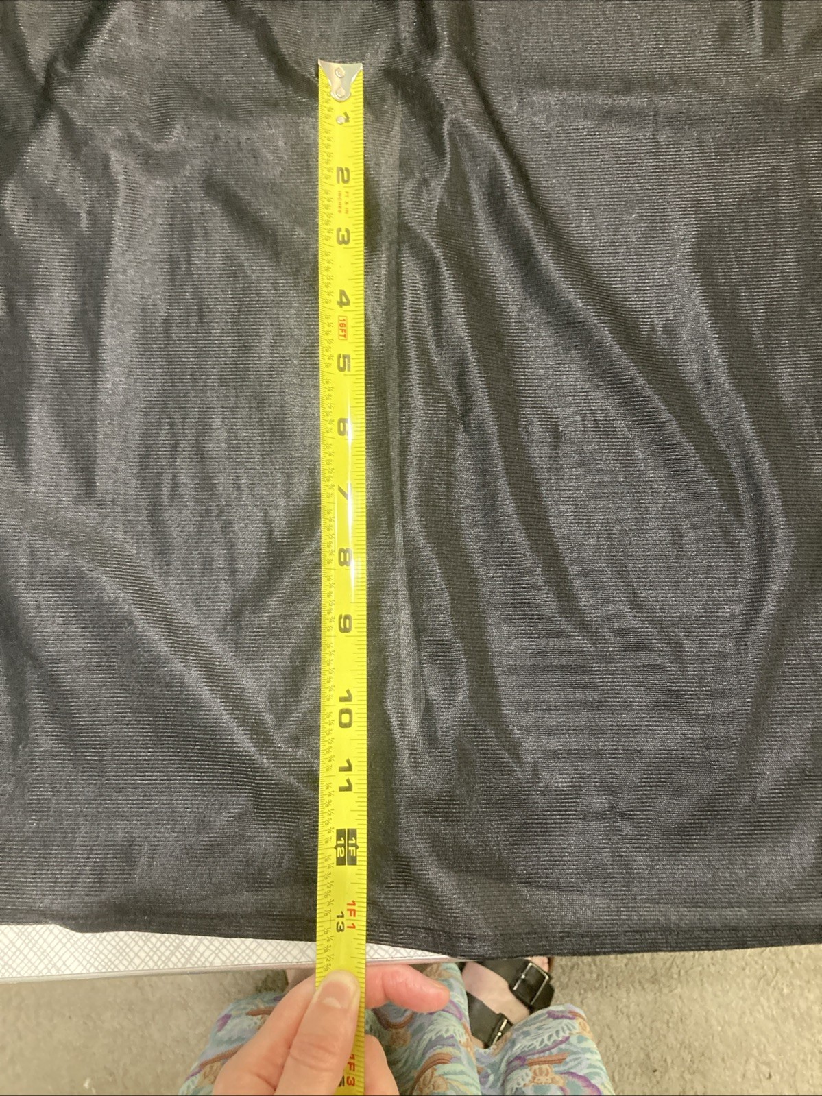 Vtg 90s Black Slip Dress Coquette Rayon Mesh Knit Sheer Maxi Grunge Minimal XS