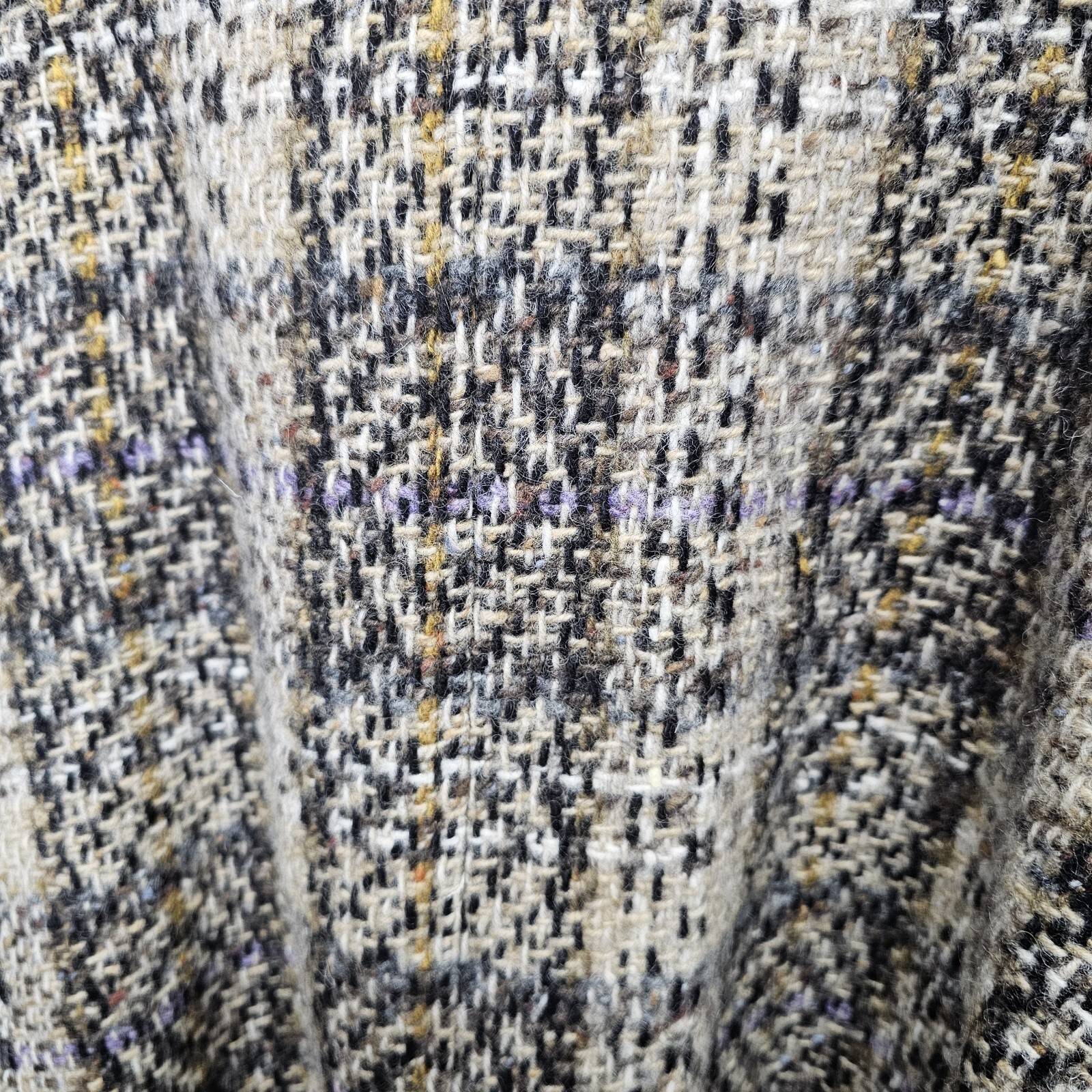 Vtg Jimmy Hourihan Coat Size M Donegal Tweed Pure New Wool One Button