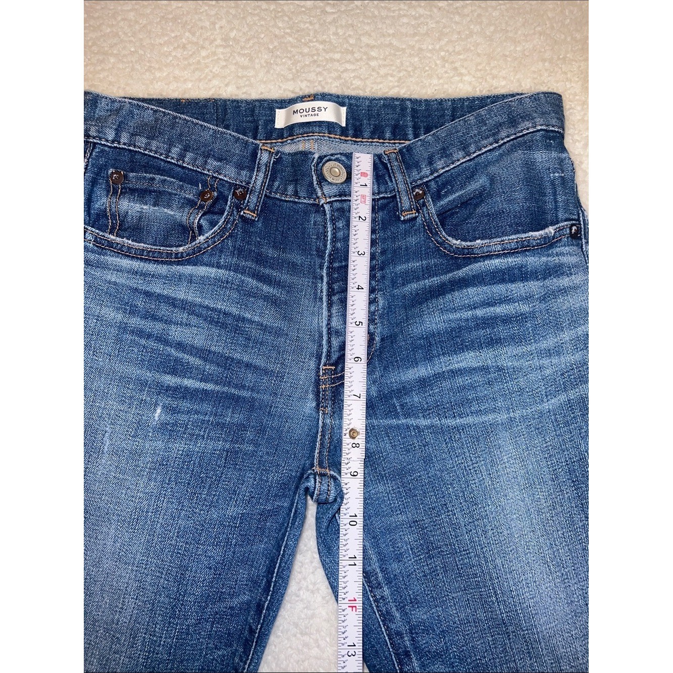 Moussy Vintage Japan Skinny Jeans 27 Medium Wash Japanese Denim Premium