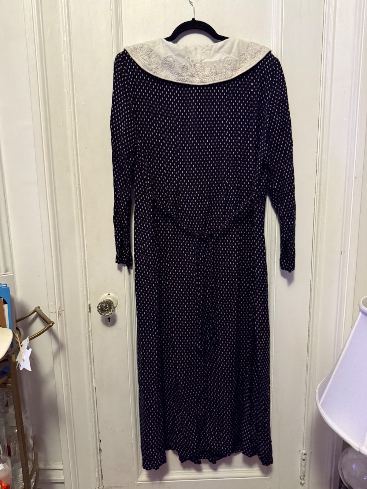 Vintage 80/90’s Polka Dot Style Button Front Dress Rayon Size 18 Sarah Elizabeth