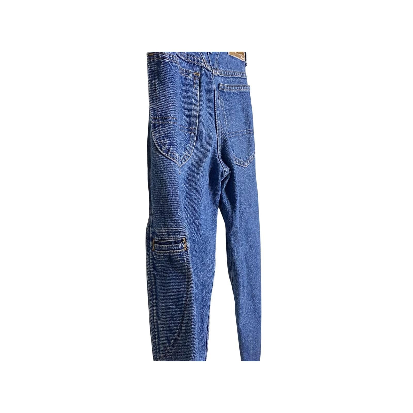 Vintage Marithe Francois Girbaud High Waisted Jeans Blue Petite Size 12 26×26