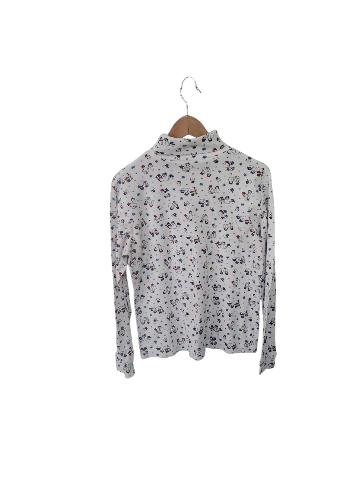 Vtg 90s Classic Elements Holiday Turtleneck Shirt Size M Christmas