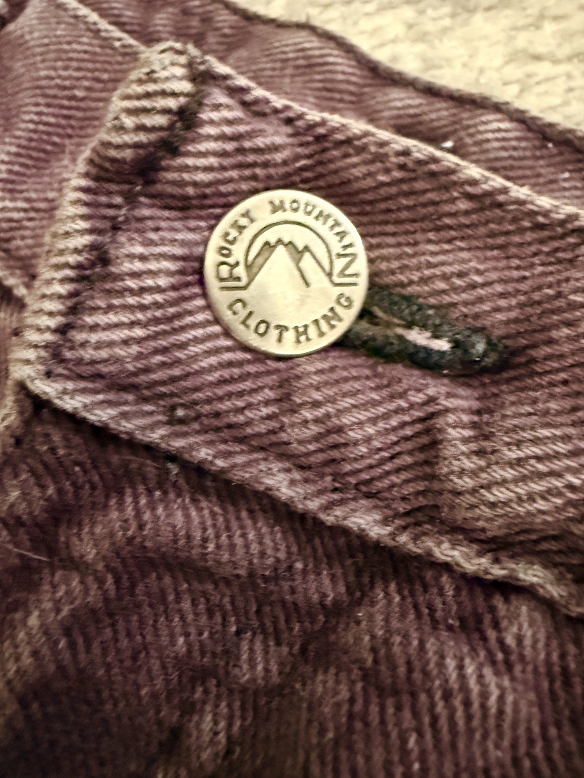 Rocky Mountain Clothing Co Vintage Purple Western High Waist Jeans 28/7 Yoke
