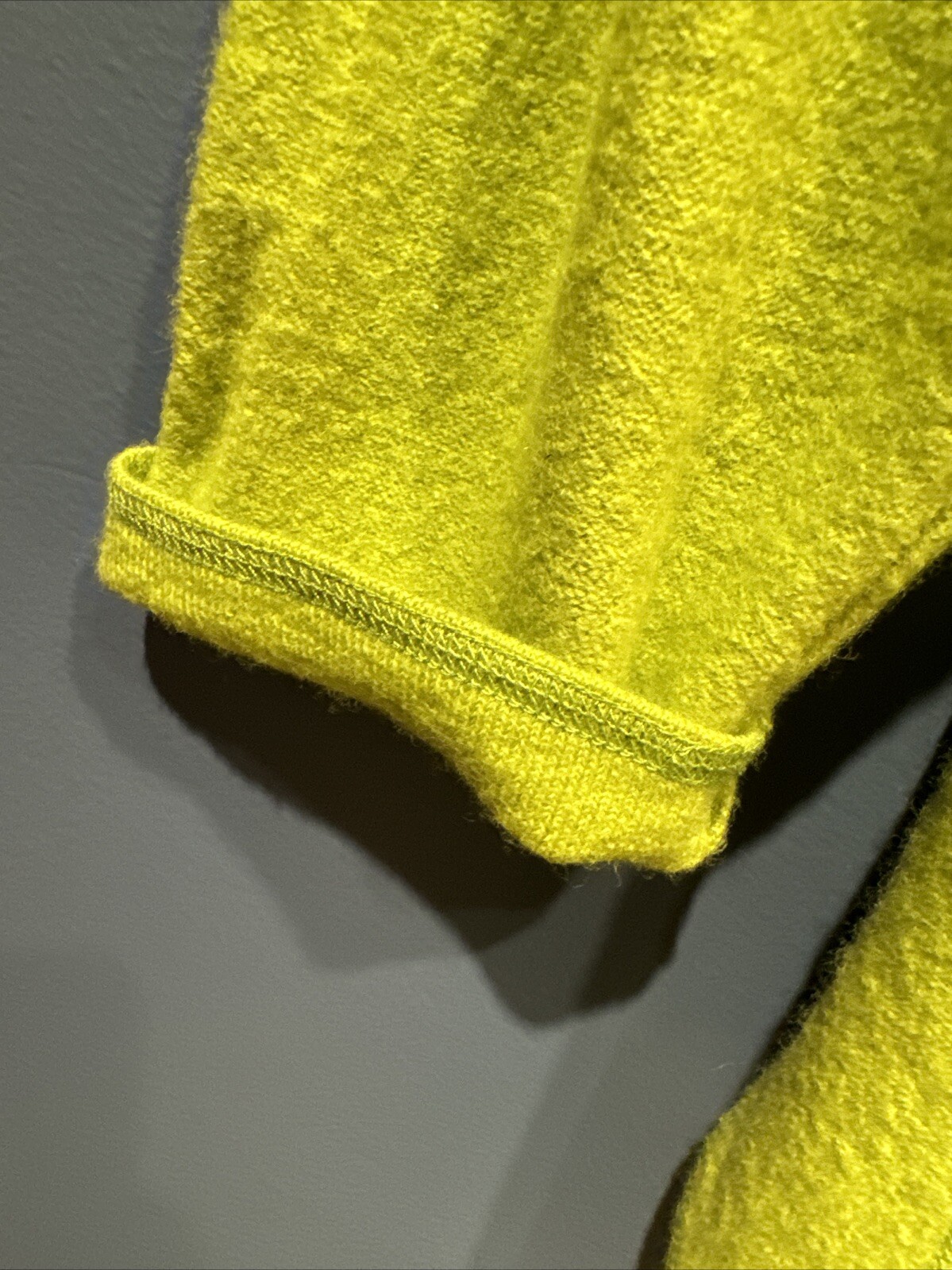 L Wool Jacket, Lime, Vintage 1980’s, Windridge Cheryl Nash, 100% Merino Wool