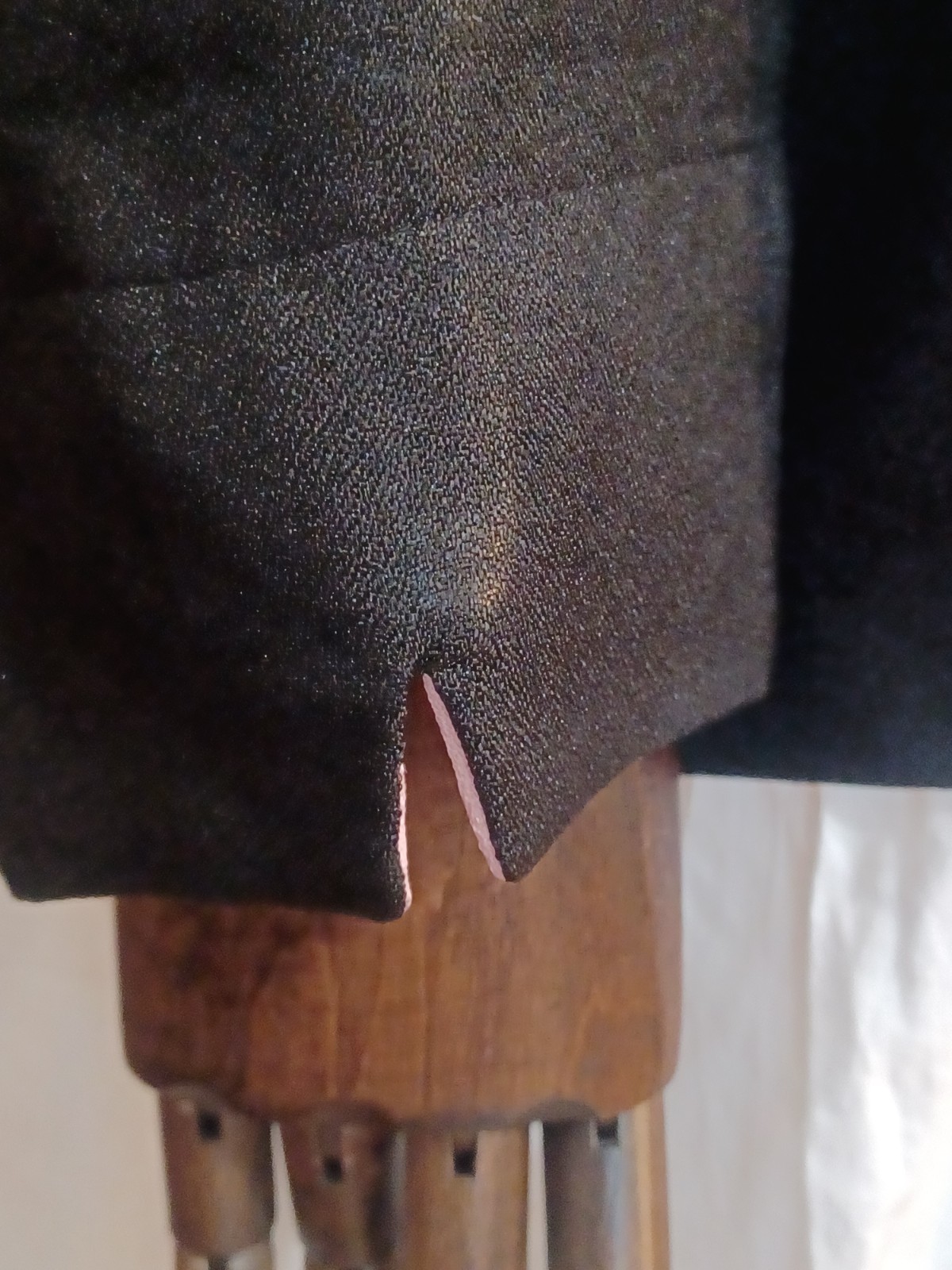 Vintage 1980s Sara Morgan for Halbrand Black Pink Beaded Office Witch Jacket