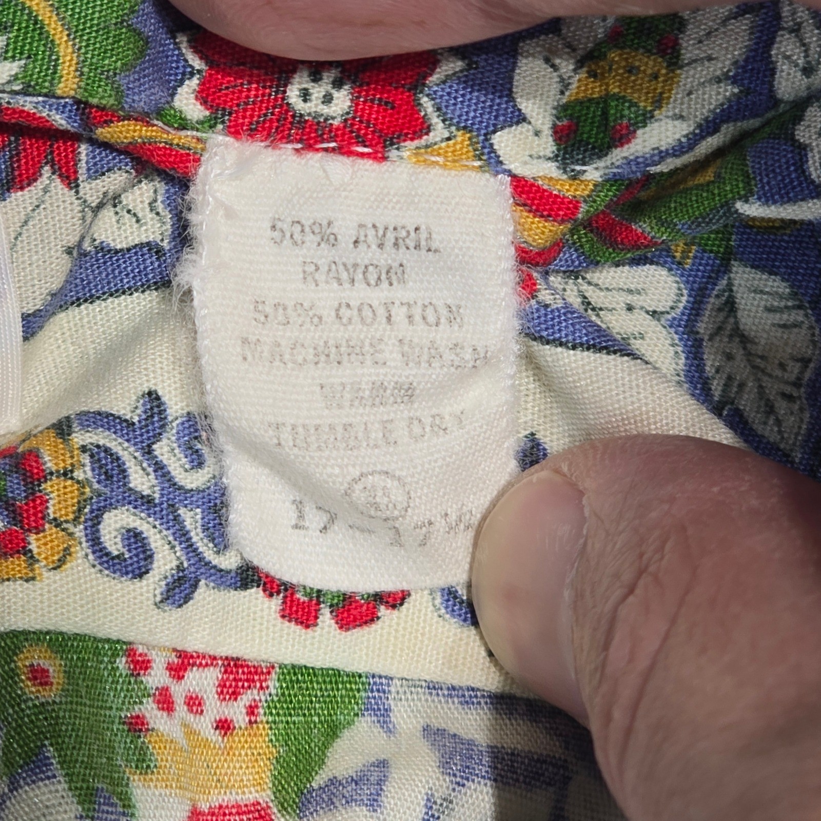Vintage Habersham Floral Paisley Stripe Button Down Shirt 70s Psychedelic Blouse