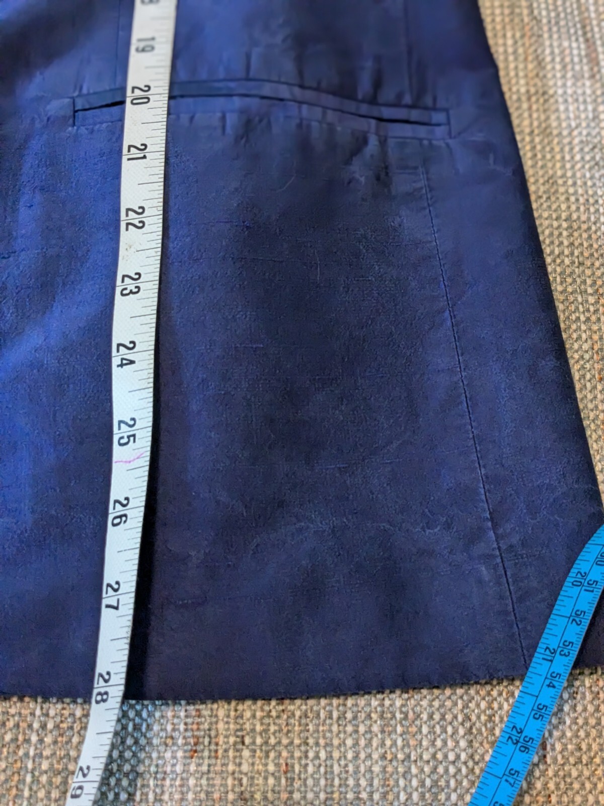 Giorgio Saint Angelo Vintage Raw Silk Blazer Size 12