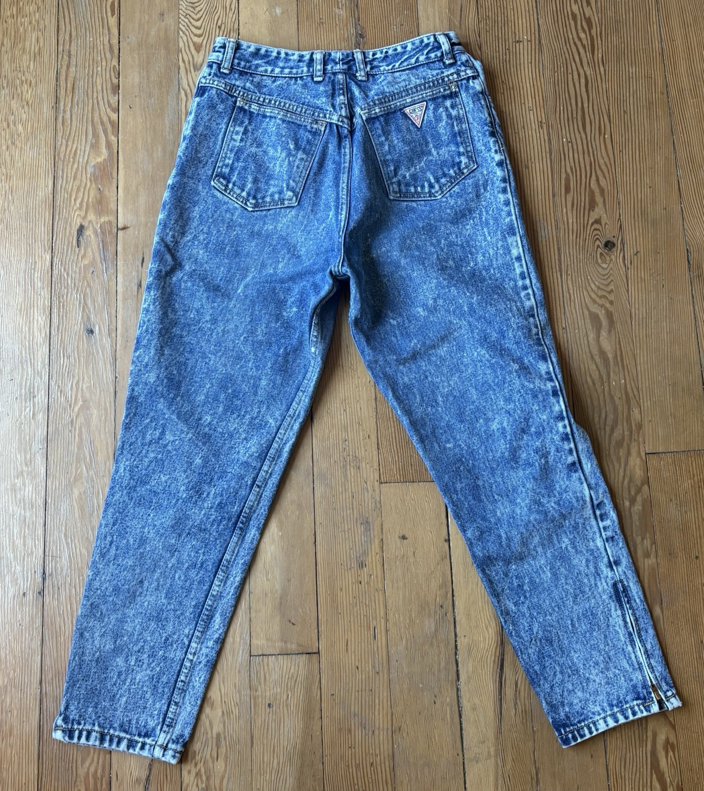 1988-89 Guess Acid Wash Style 1015 Marilyn Jeans 32, Measure 29×26