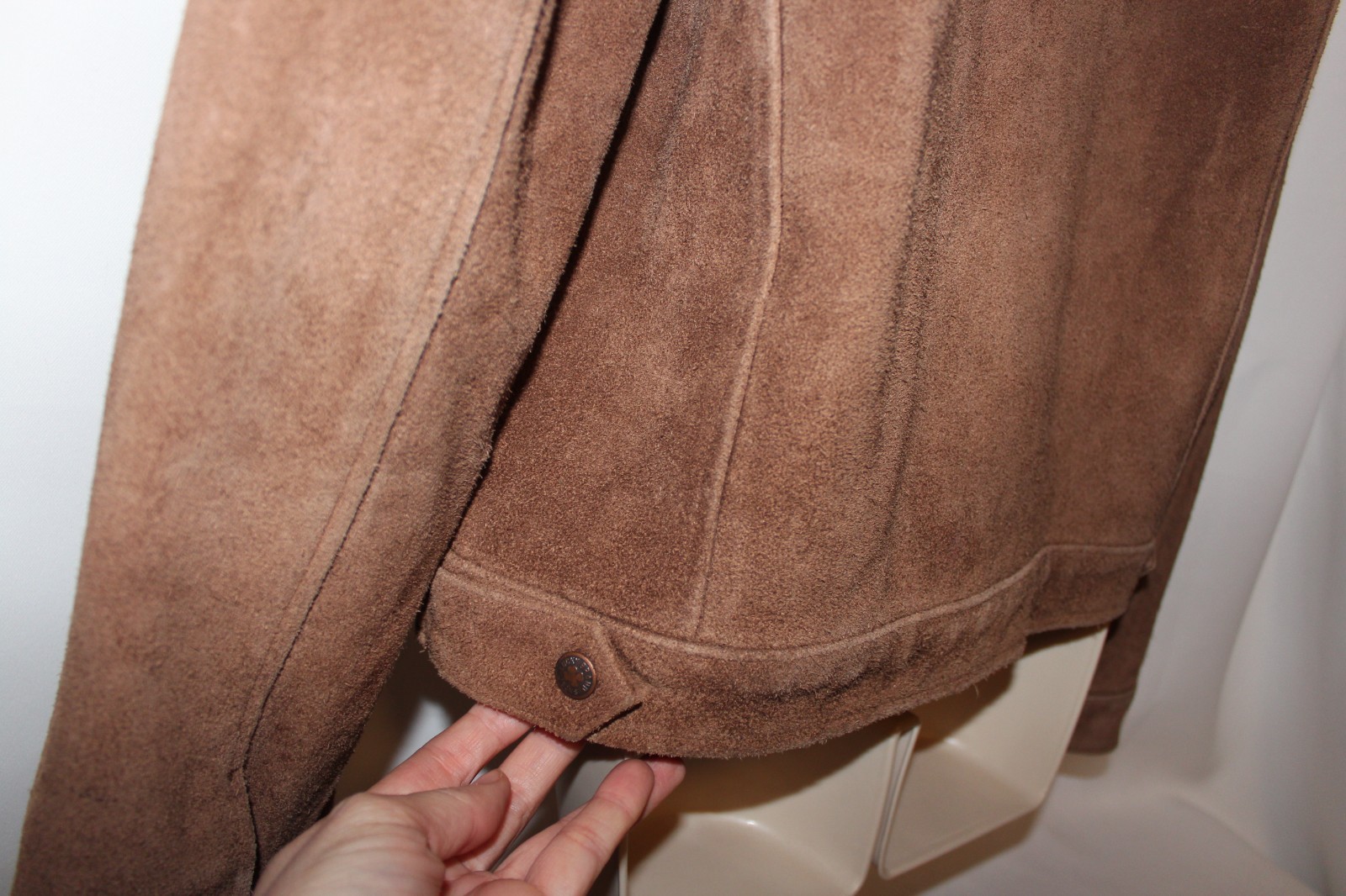 Vintage Leather Jacket by Lucky Brand Dungarees Womens Size M VERY GOOD