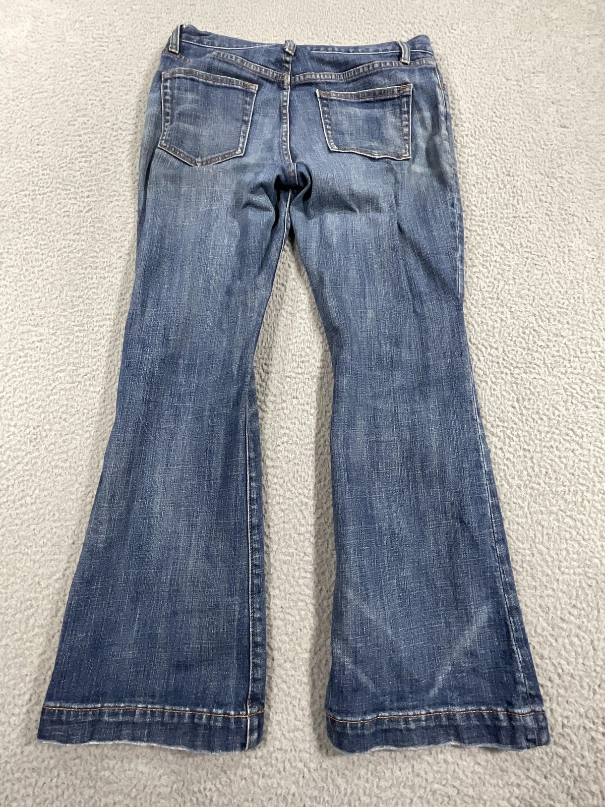Gap Jeans Womens 10A Blue Long And Lean Flare Stretch 30 Waist 32 Inseam Vintage
