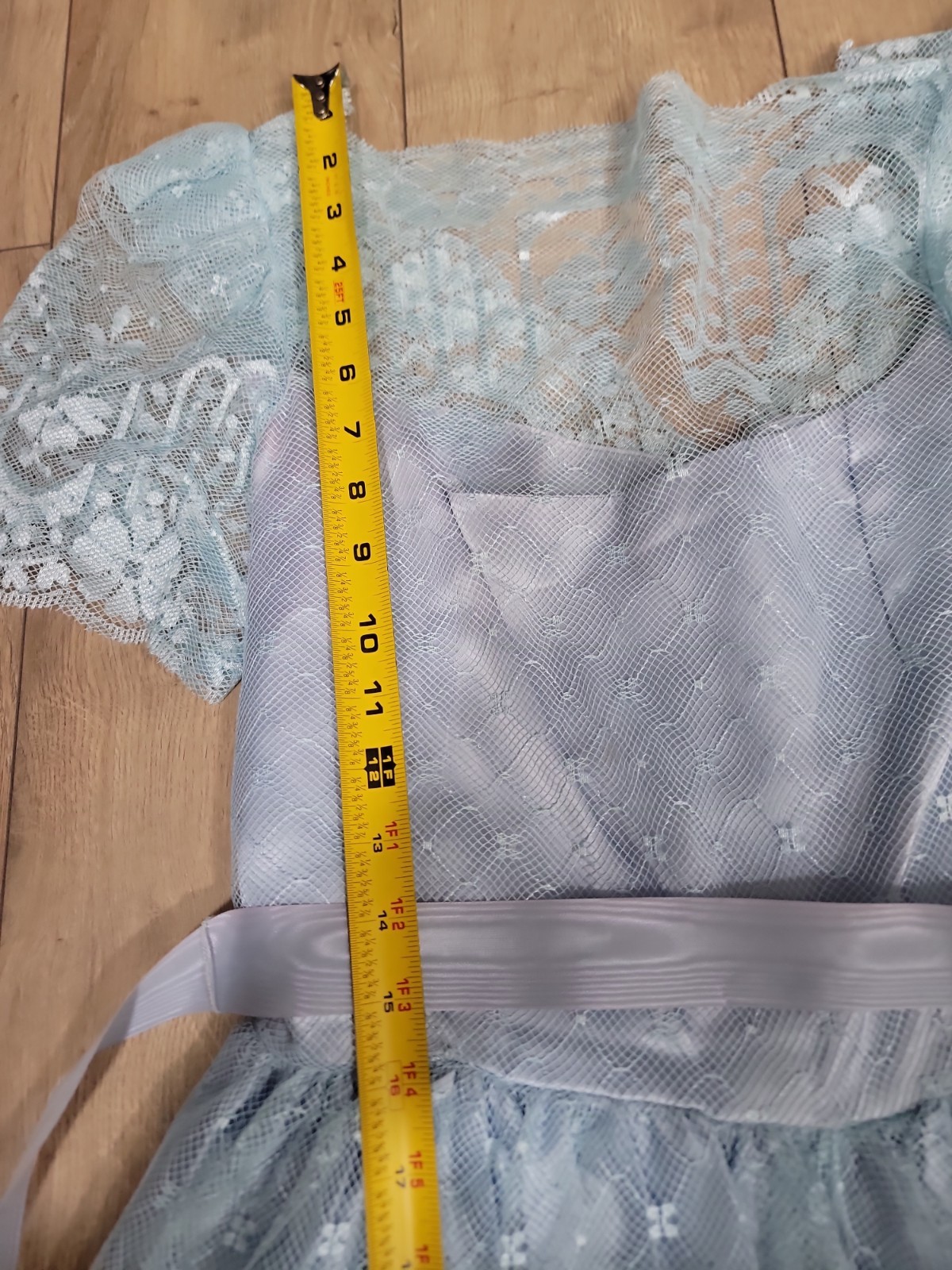 Blue Vintage Lace Prom Formal Vintage Size 11/12 Women’s Dress