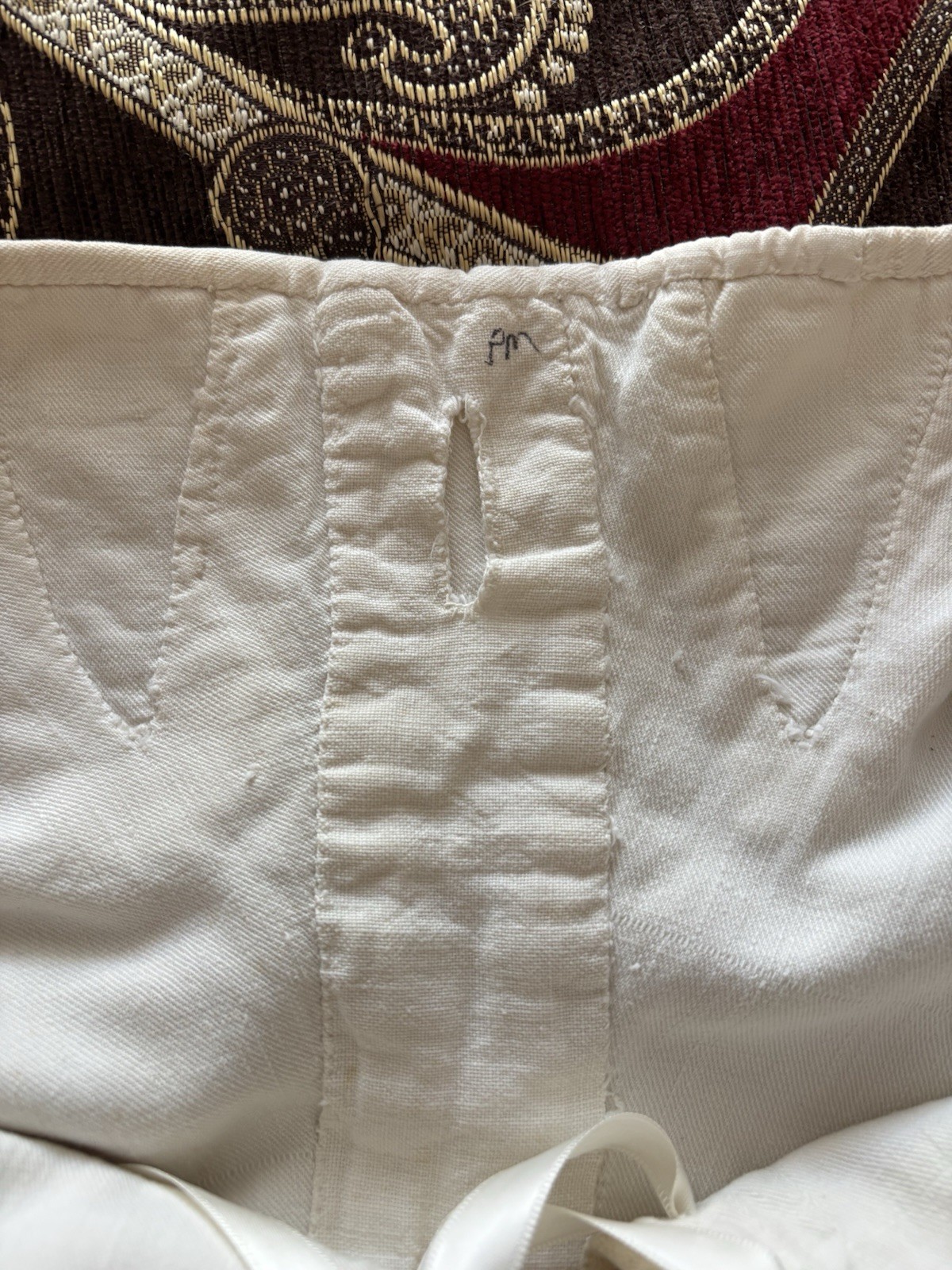 Antique Victorian Corset 1800s Stay Cotton Rare 19th C Western Costume Co
