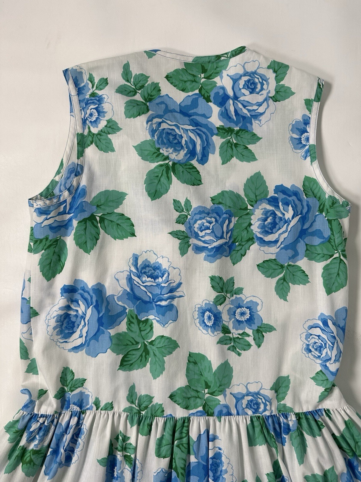 Models Coats Vintage Midi House Dress Size M Multi Color Floral Sleeveless Dress