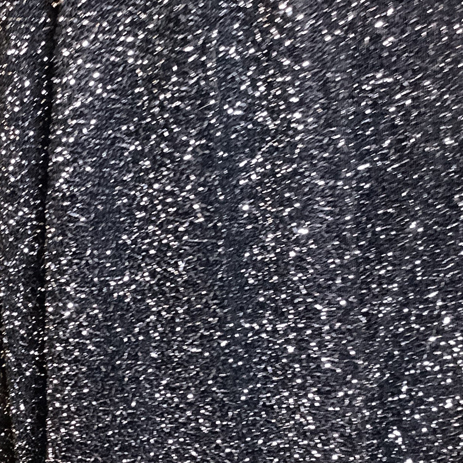 VTG 70’s BLACK & SILVER LUREX SPARKLING METALLIC JACKET HOLIDAYS PARTY