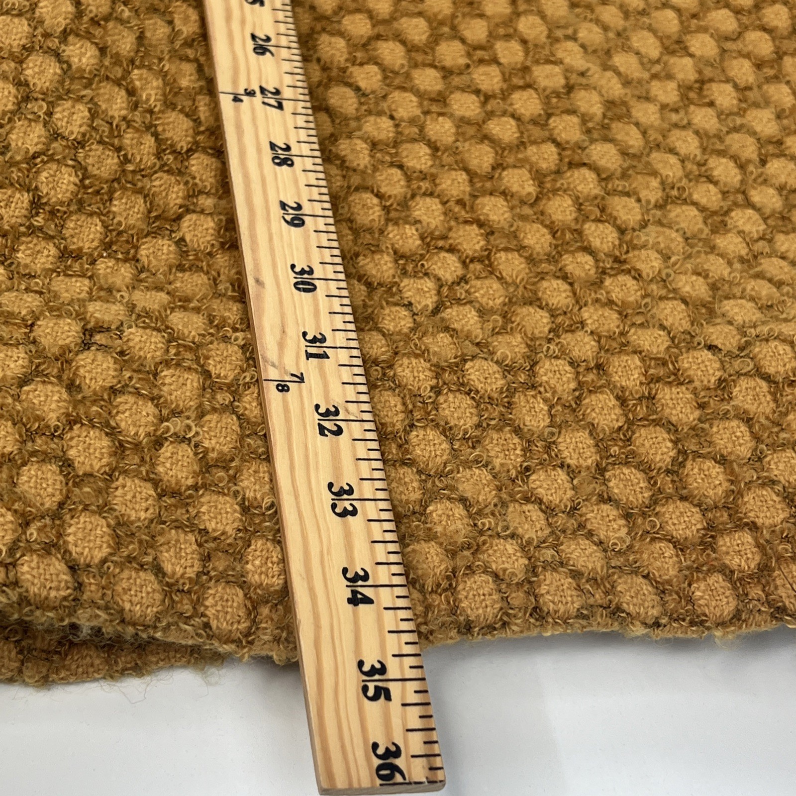 VTG 1950s 1960s Bouclé Bubble Wool Coat Mink Collar Sculptural Mod Princess M