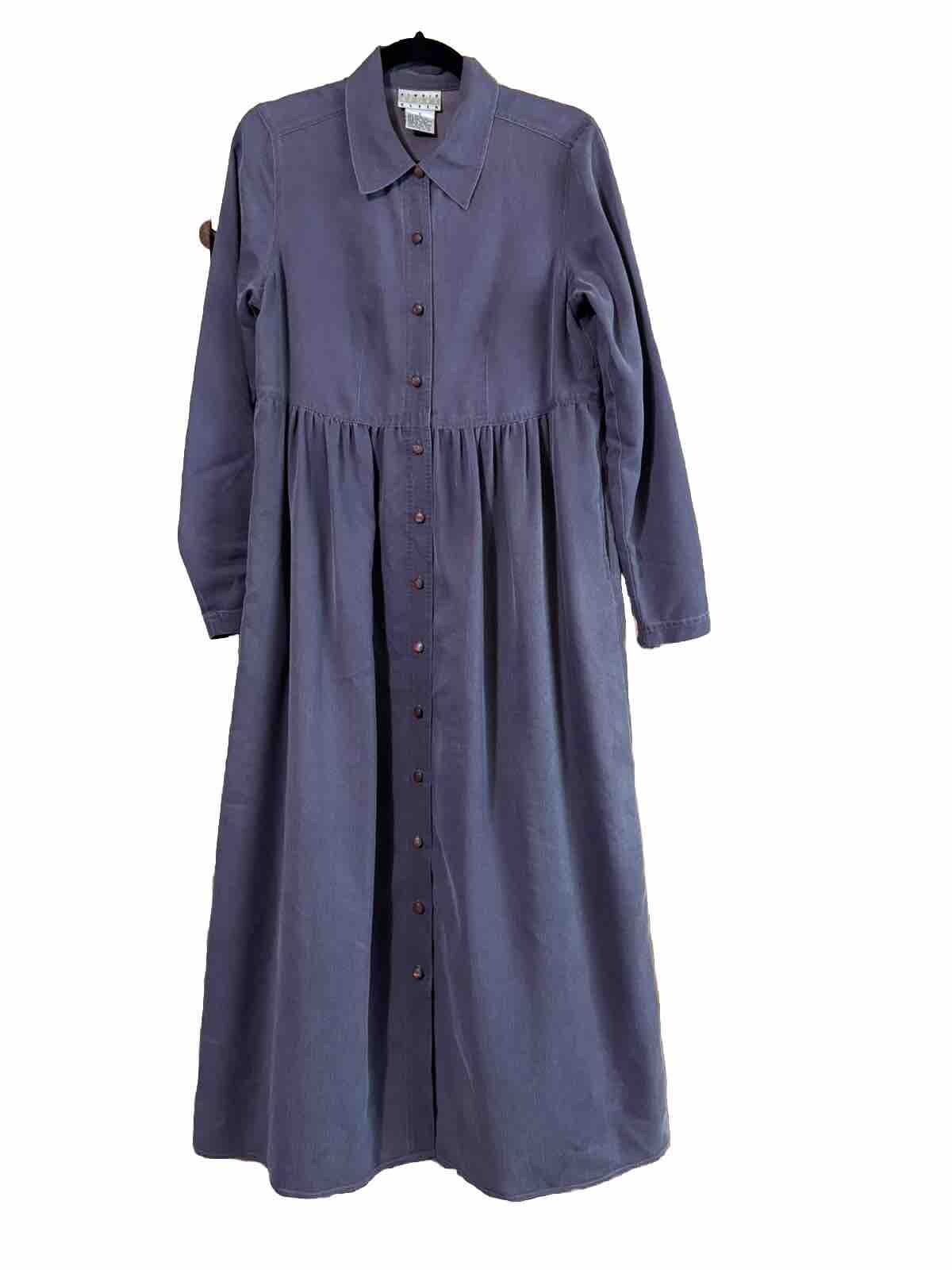 sigrid olsen sport dress Modest PRARIE Long Sleeve Purple Cottagecore S Amish