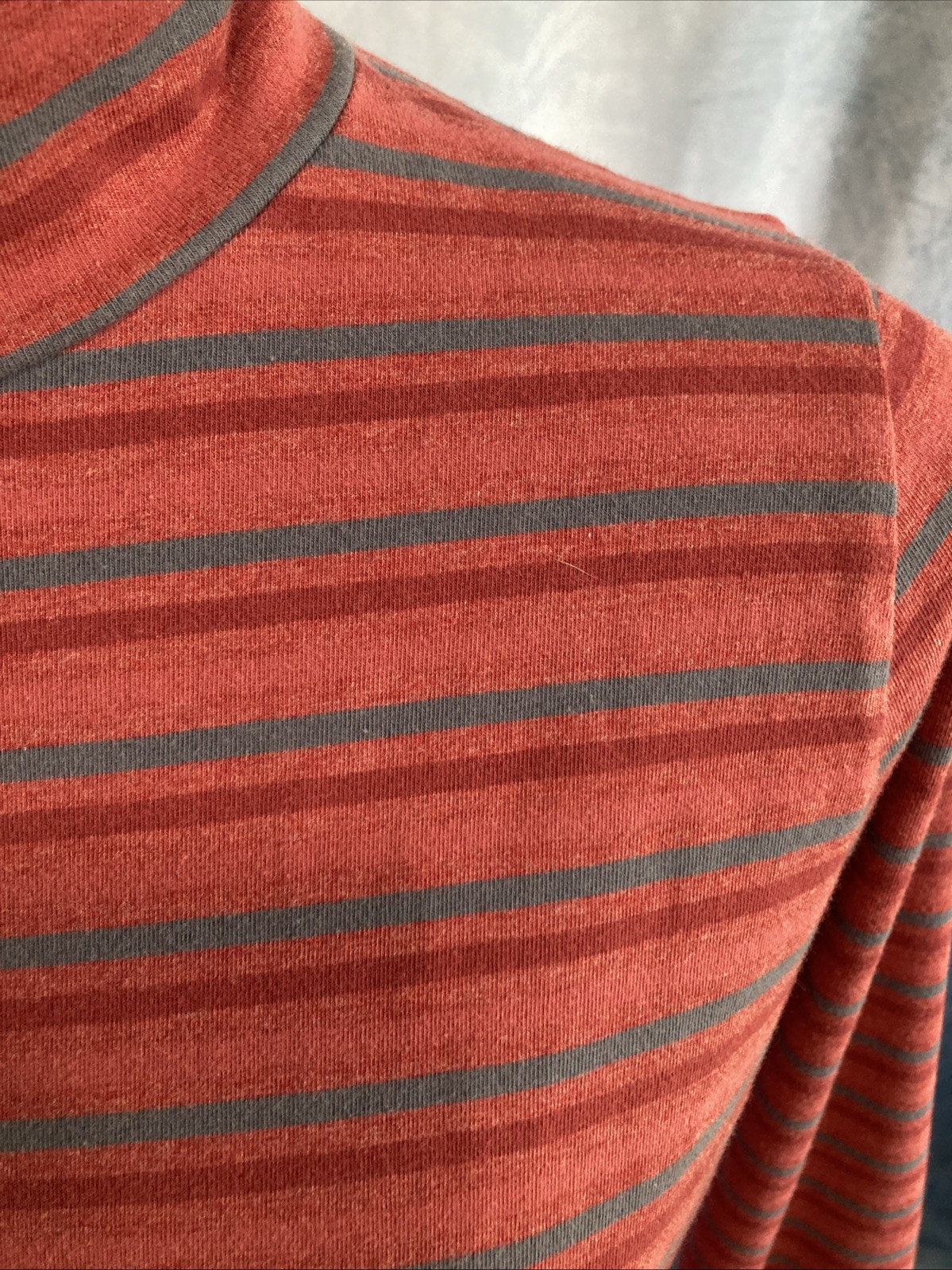 Vtg 90s Y2K Woolrich Striped Mock Neck Turtleneck Shirt Rosebud Grunge Cropped S