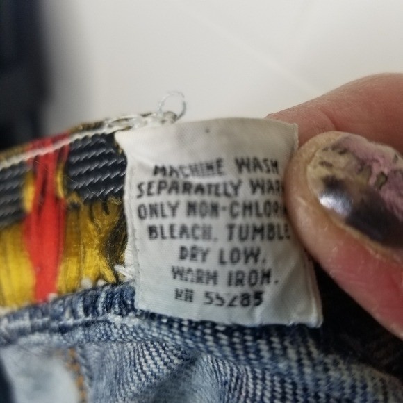 Vtg 80s 1980s Limited Express Acid wash denim paper bag High Waist Jean Skirt 26