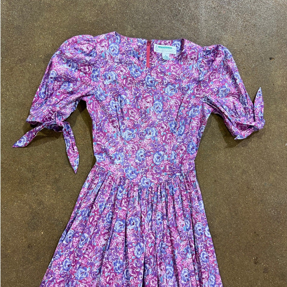 70s Belle France floral cottage dress