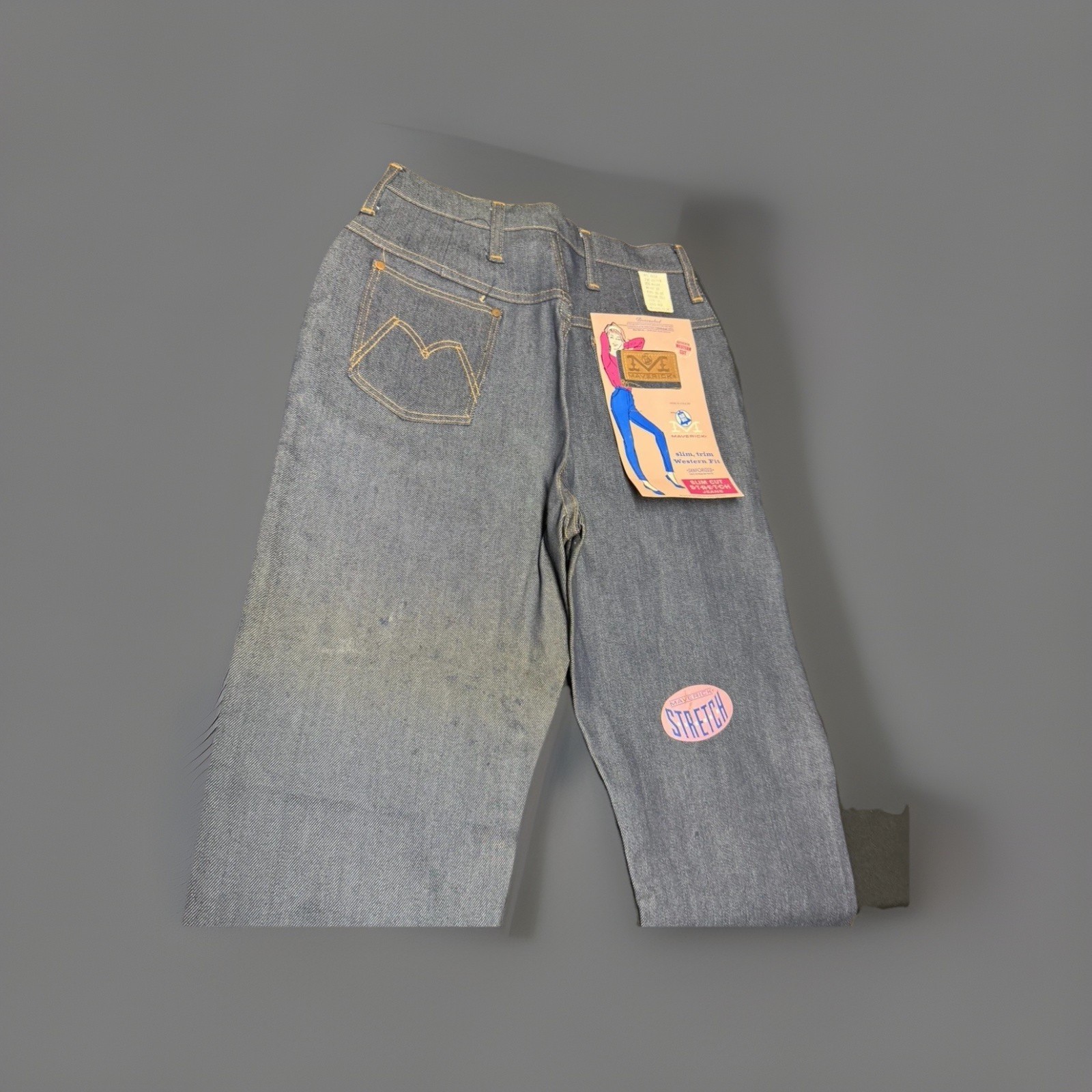 Vintage 1960s Maverick Jeans Size Misses 13/14 Slim ~ NOS NWT