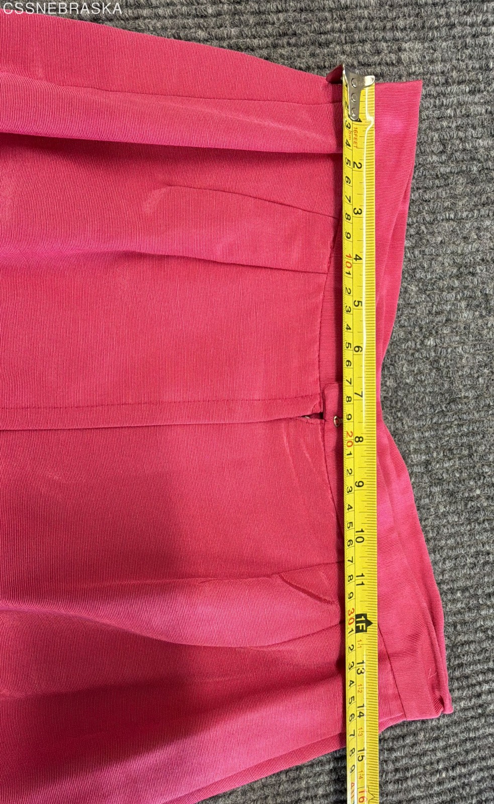 Victor Costa Women’s Vintage 80s 2-Piece Skirt Suit Pink Puff Sleeve Jewel