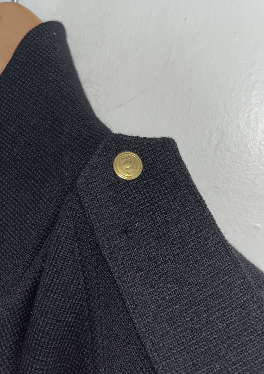 Vintage 80s Ralph Lauren Wool Military Thinsulate Bomber Jacket Talon Zip-Sz M