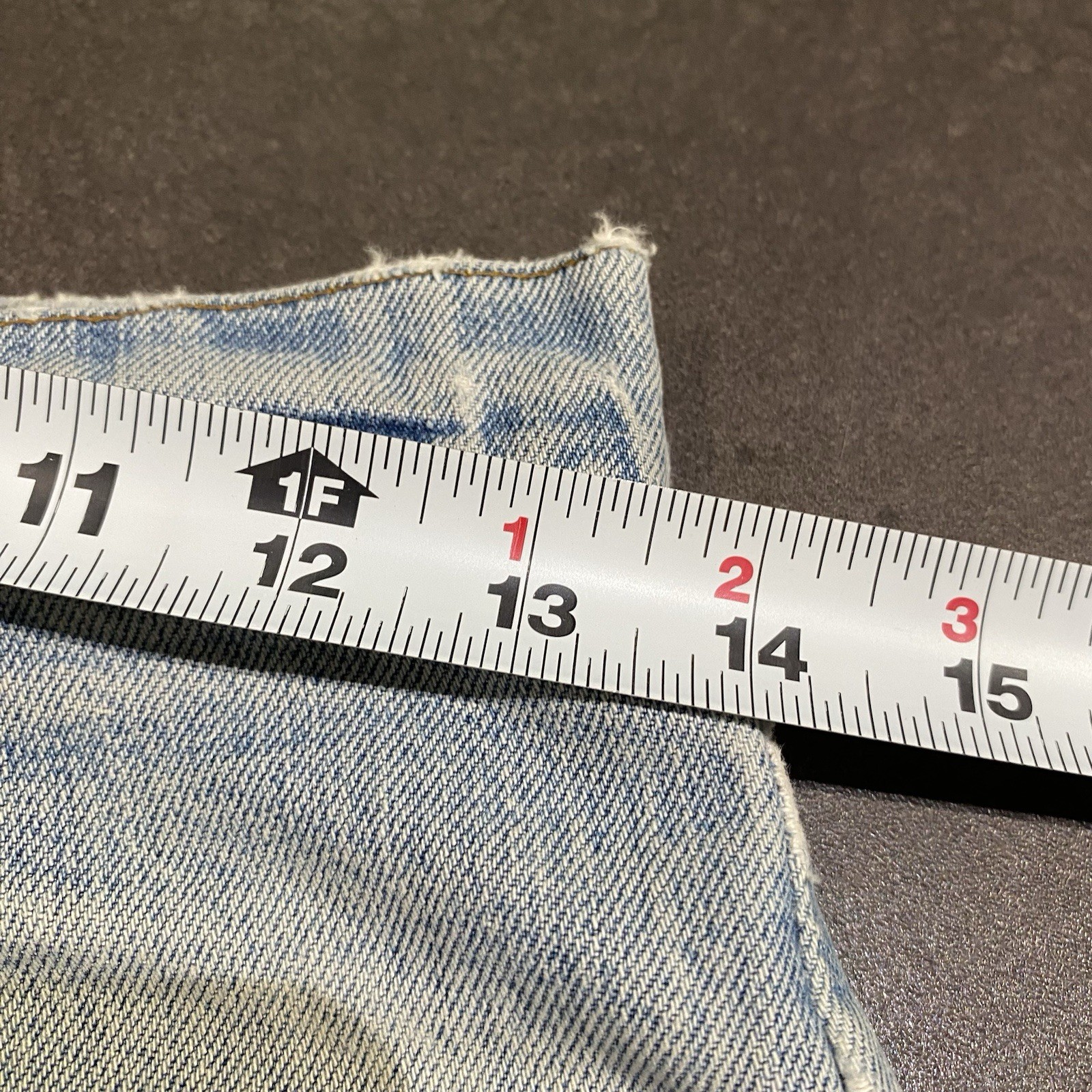 Vintage 70s Levi’s Orange Tab Light Wash Cutoff Shorts Distressed 80s 90s READ