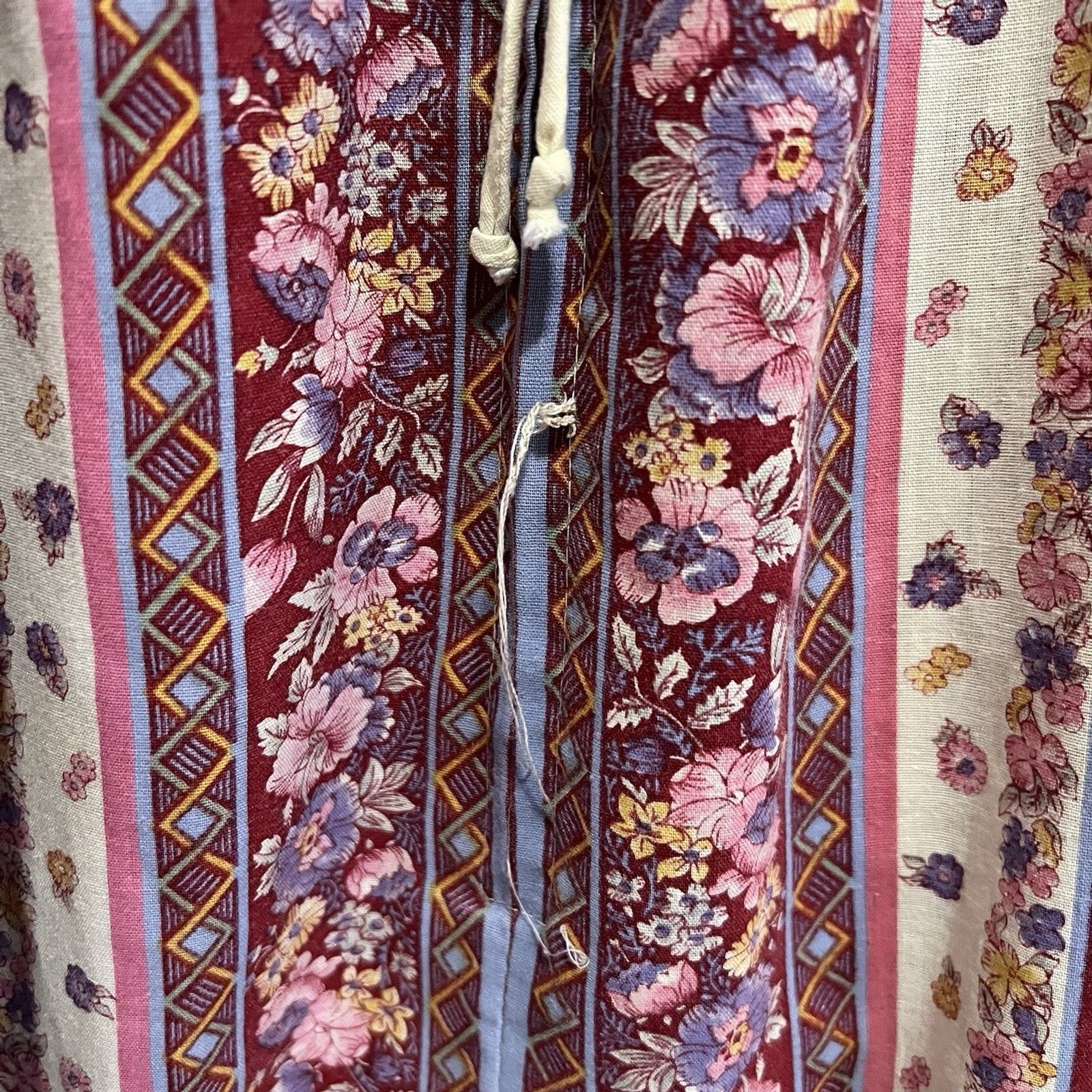 Vintage 70s/80s Tammy Floral House Dress Long Sleeve Cottage Core