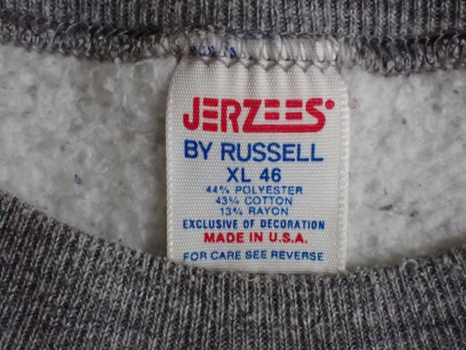 Vintage Pullover Sweatshirt Nature Theme Black Bears XL 46 Jerzees Russell