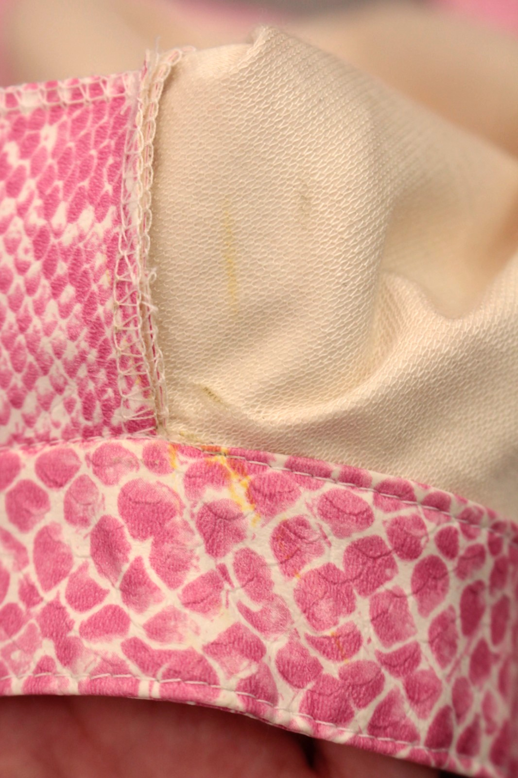 VTG Women’s 90s Pink 2 Pc Faux Snake Frederick’s Of Hollywood Jacket & Top Sz L