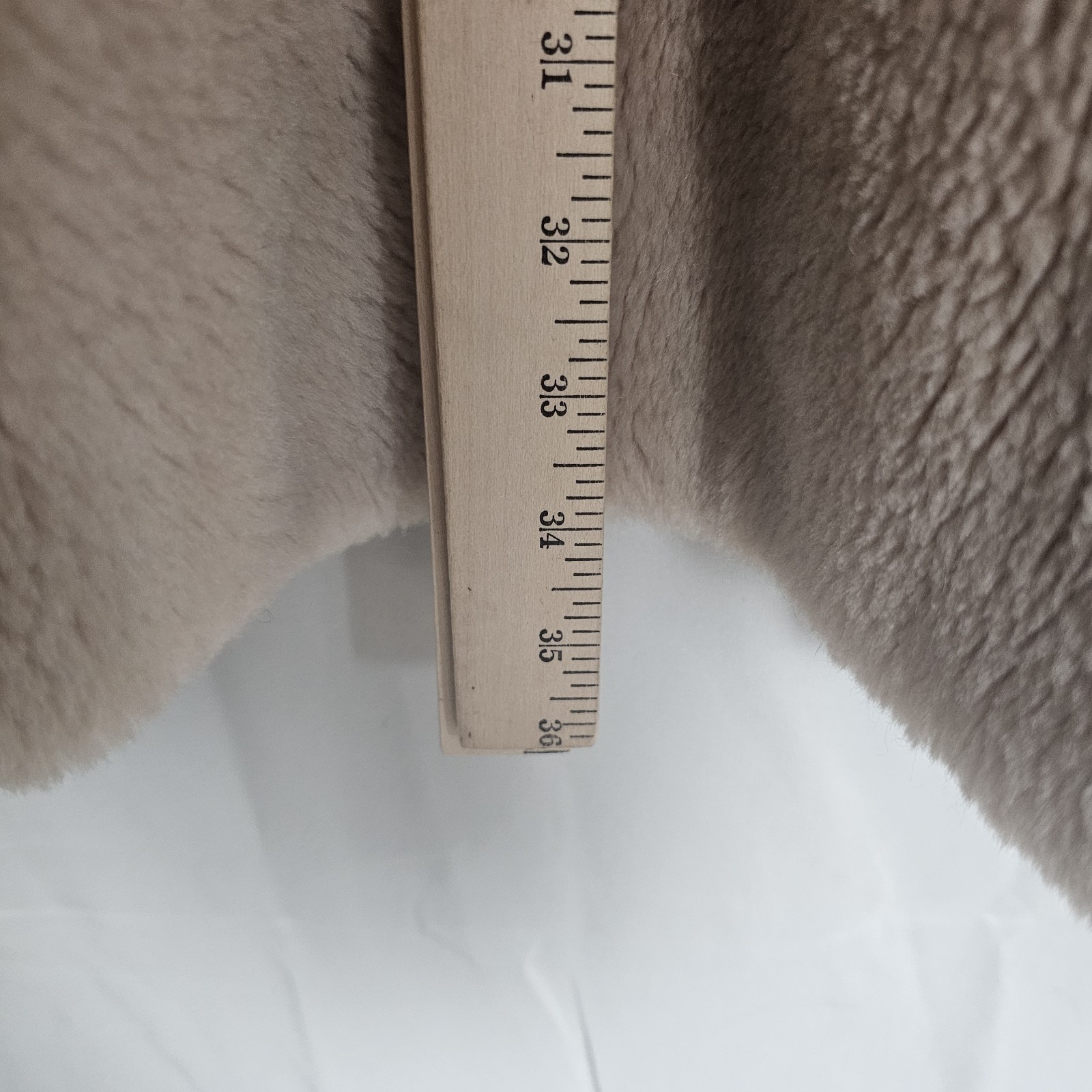 Vintage 1950s Imperial O’llegro by Sportowne Cream Faux Fur Coat Size M
