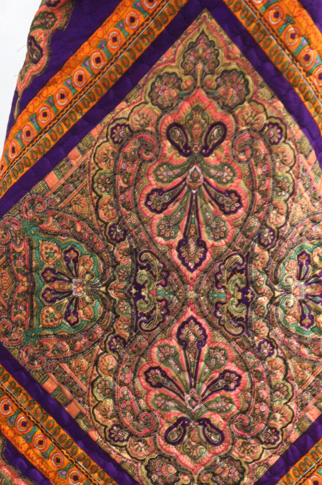 Vintage 60s Quilted Maxi Skirt By Adelaar’s Aristocrat Hippie Boho