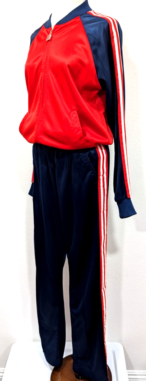Vtg 80s BONNIE SPORTSWEAR California Track suit Jacket & Pant USA MADE Size M *