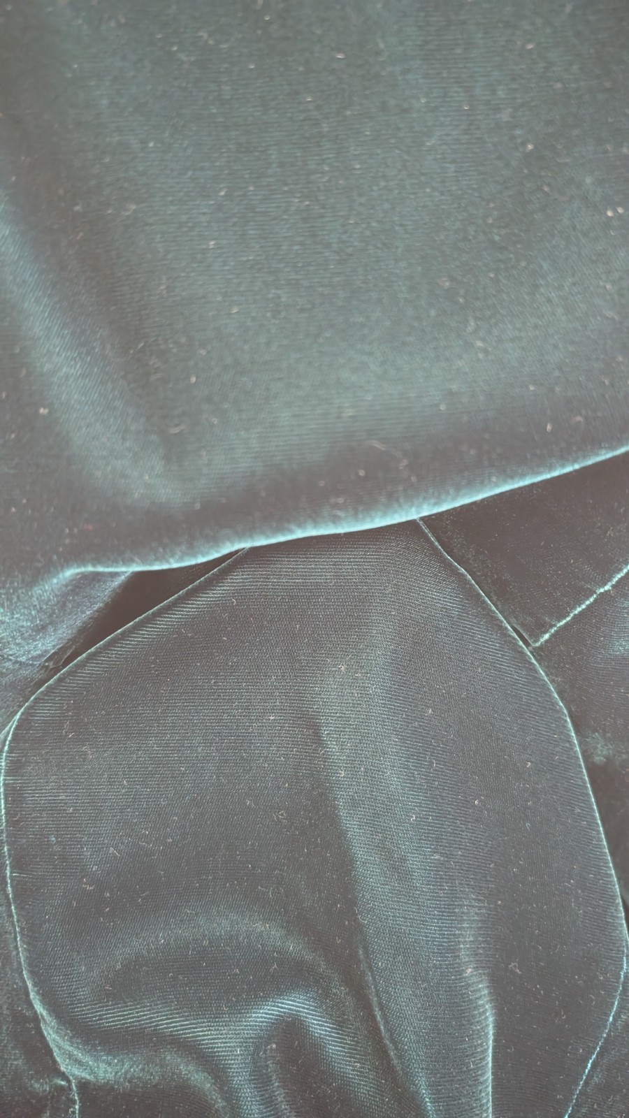 Vintage Deadstock Liz Claiborne Velvet Dark Teal Body Con Dress Size 12