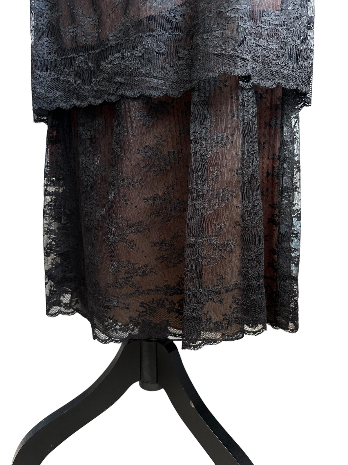 Vintage Marita by Anthony Muto Lace & Satin Evening Dress 60’s